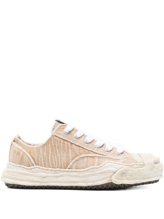 canvas low top sneakers