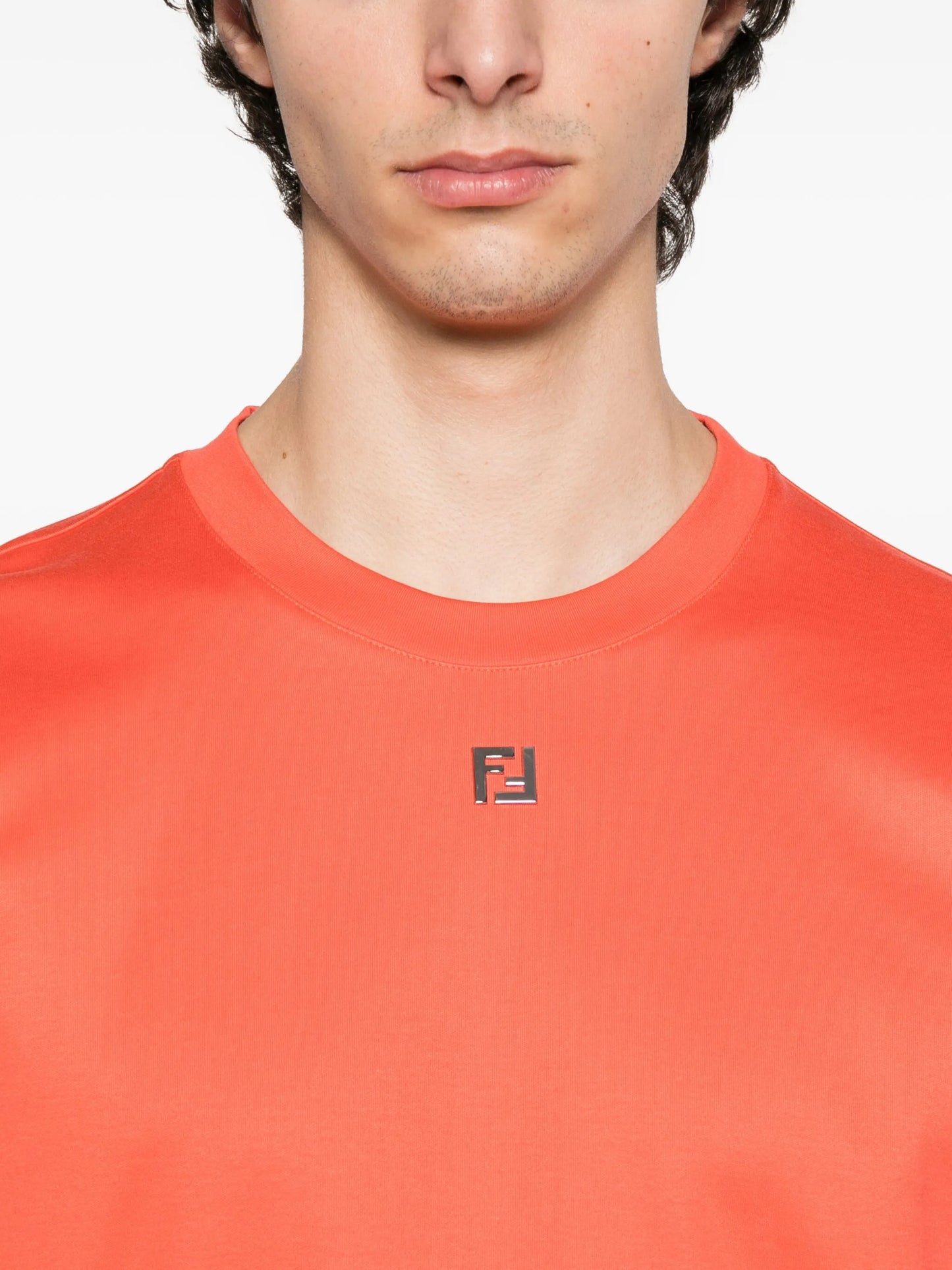 logo-plaque cotton T-shirt