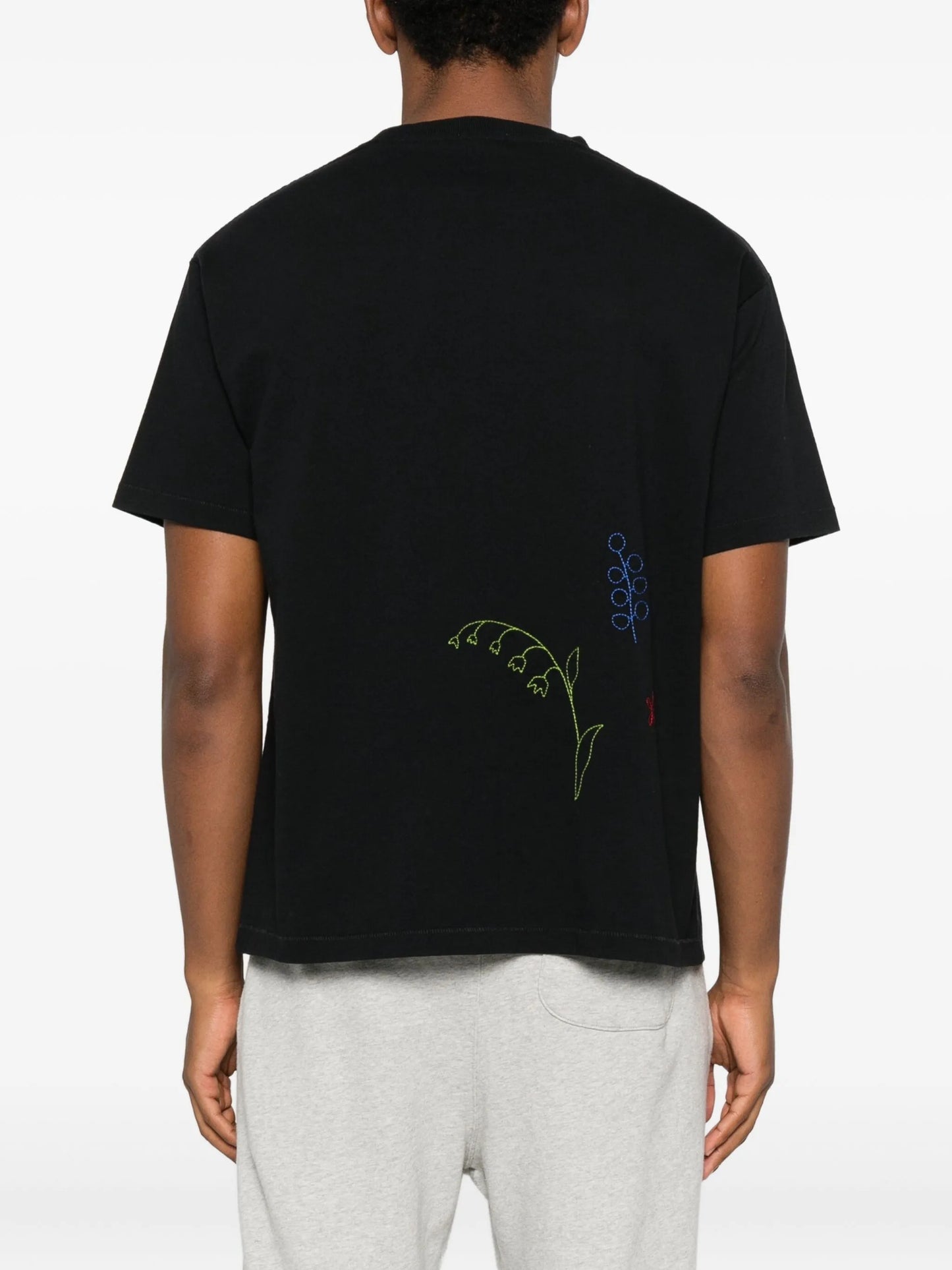 embroidered pocket T-shirt