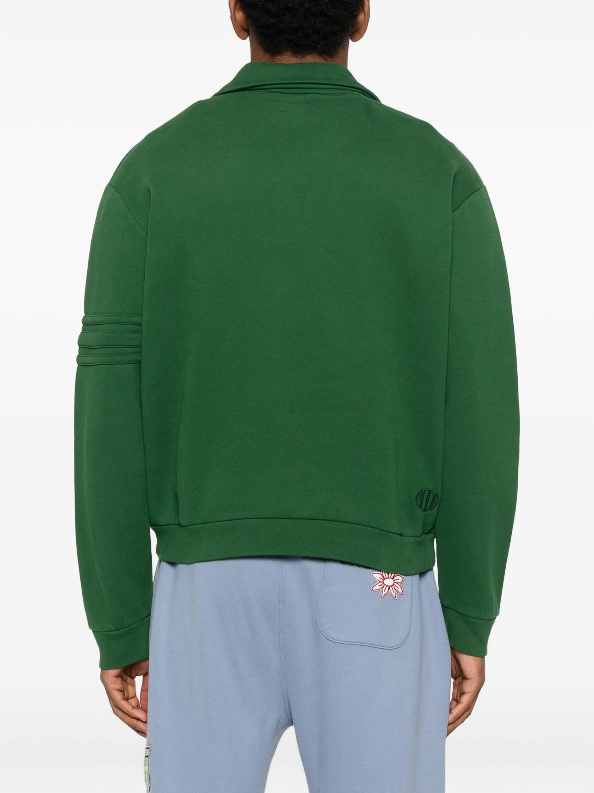 polo-collar sweater