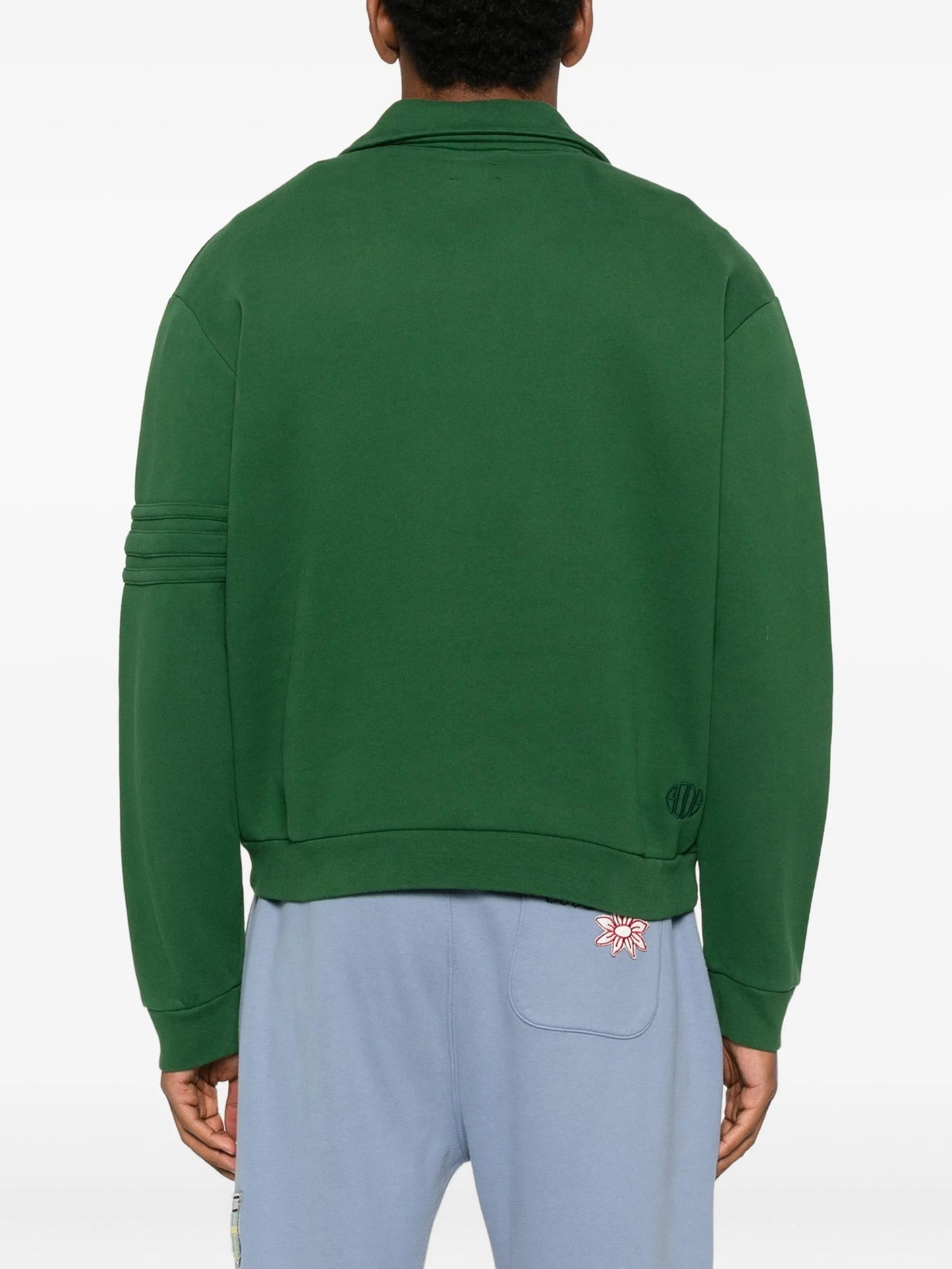 polo-collar sweater