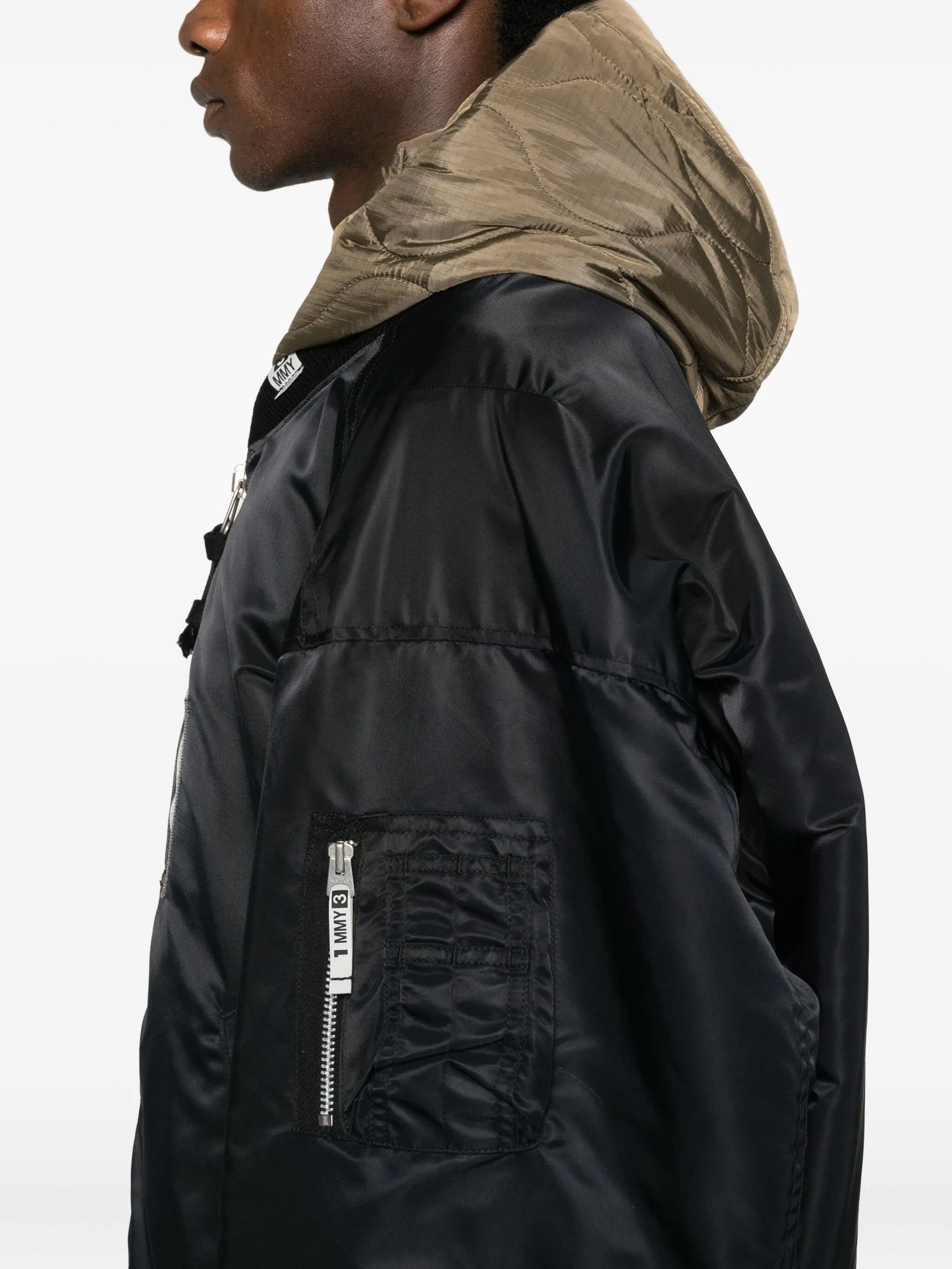 hooded bomber jacket