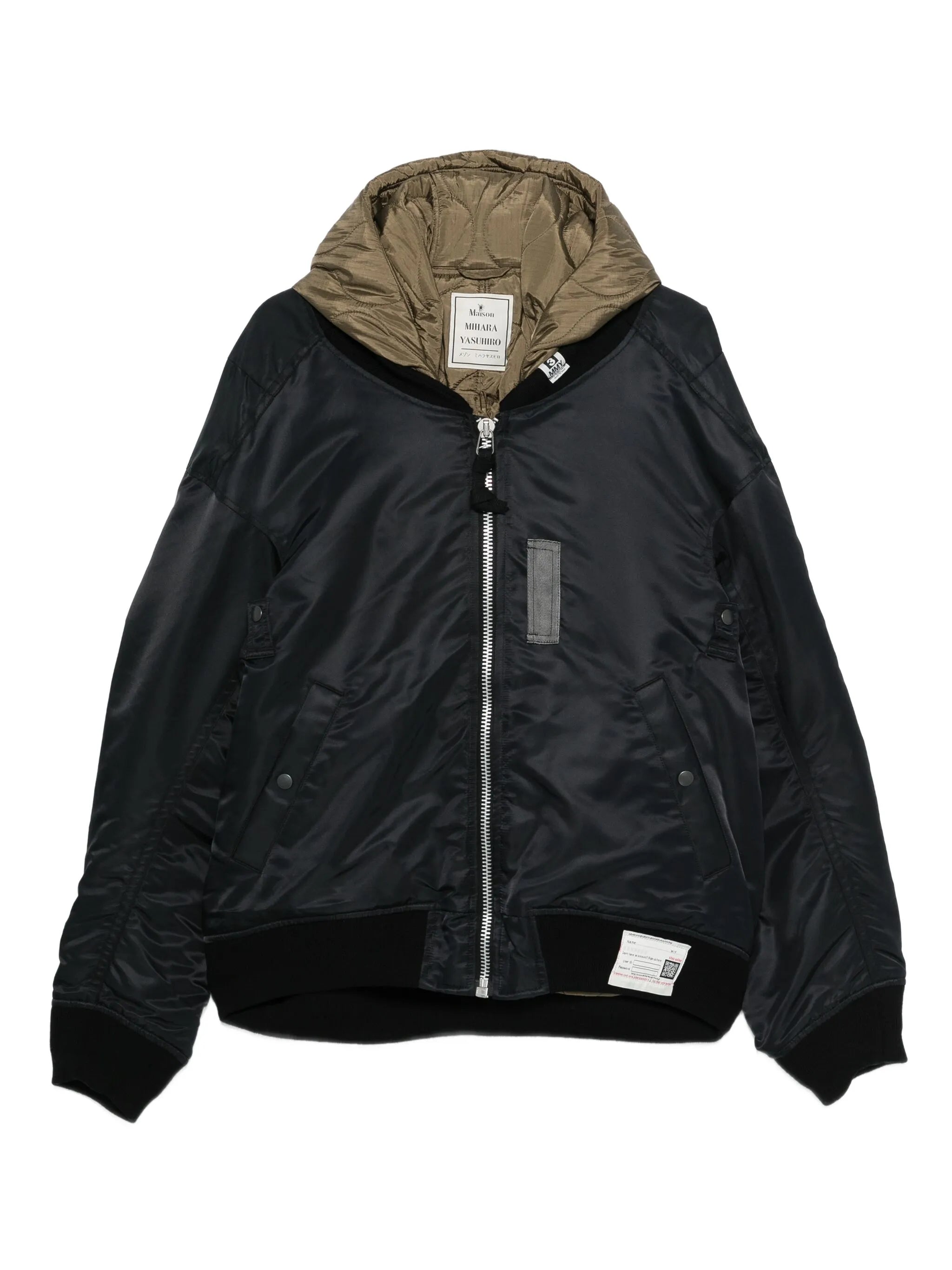 hooded bomber jacket