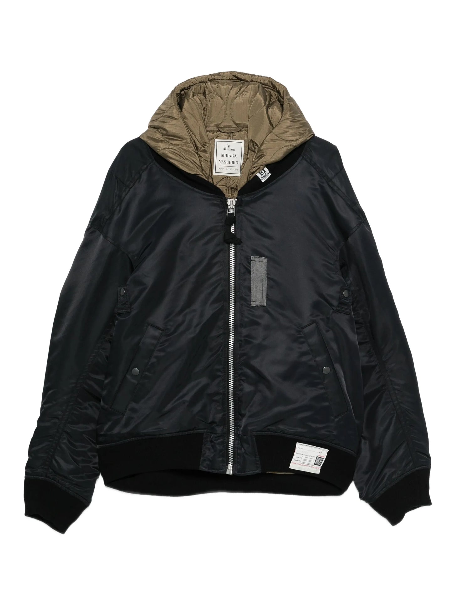hooded bomber jacket