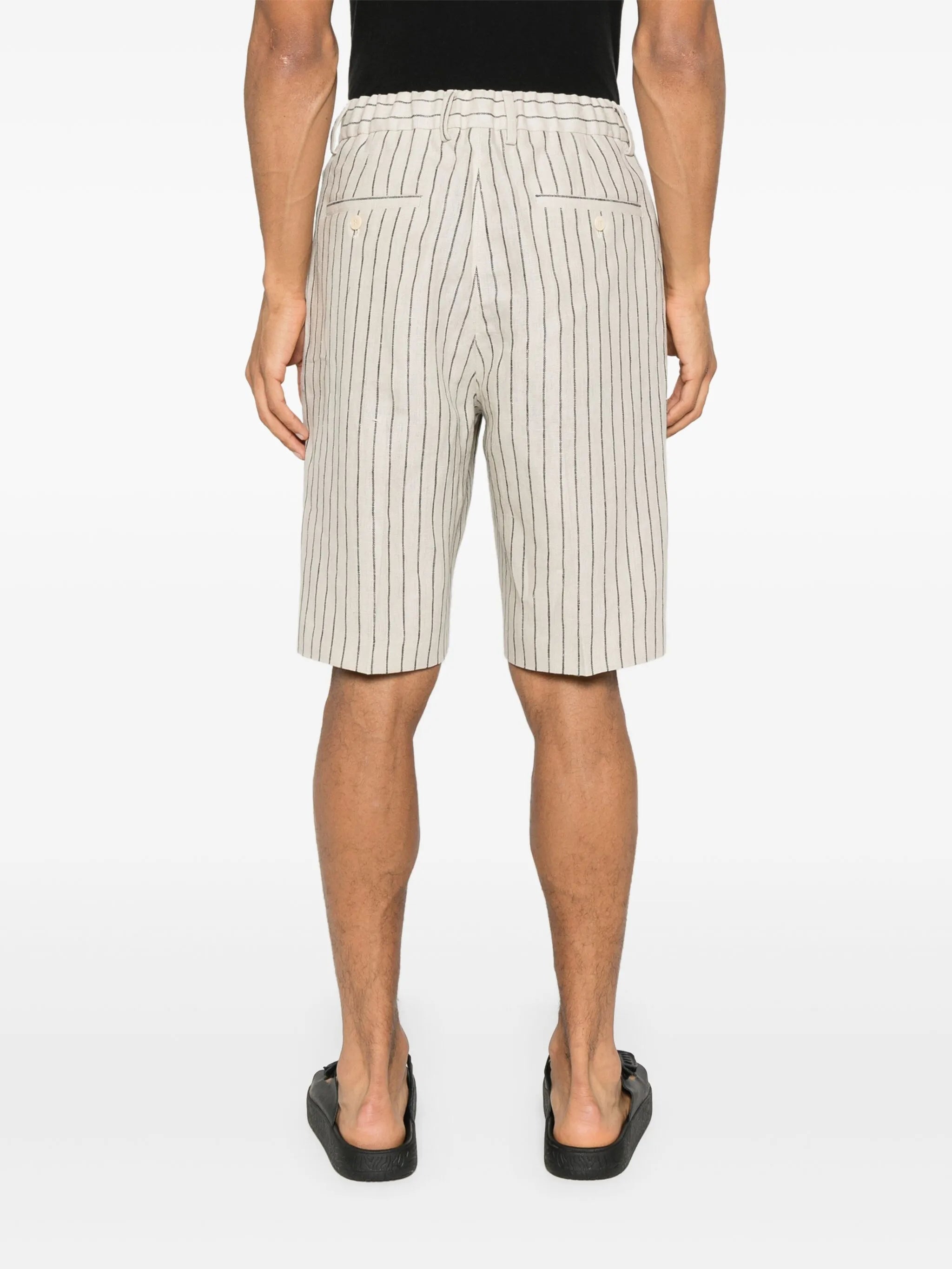 striped shorts