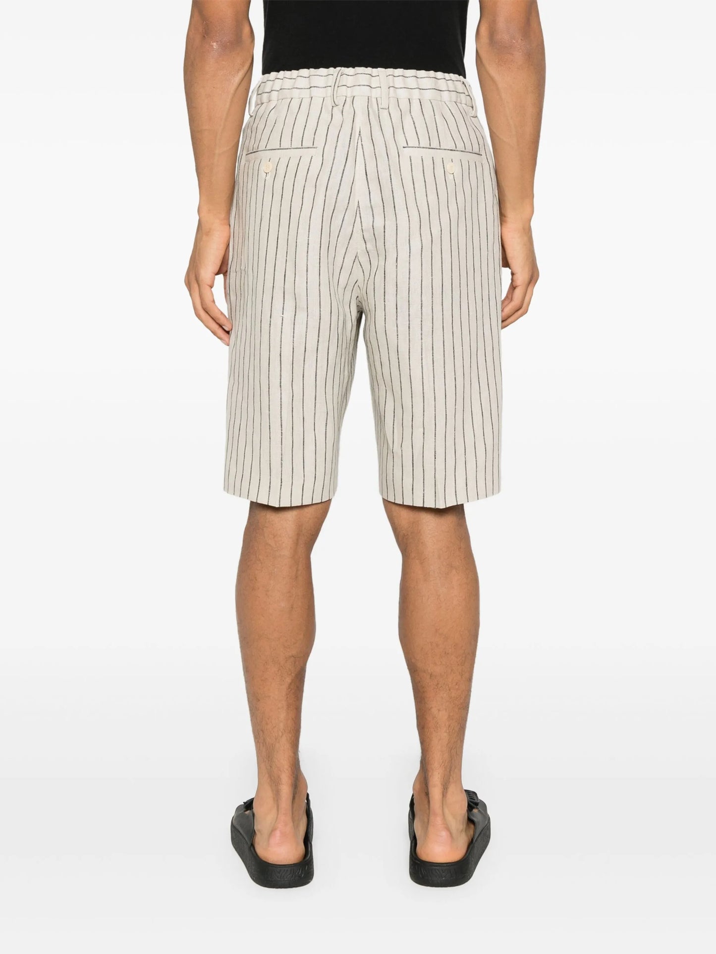 striped shorts