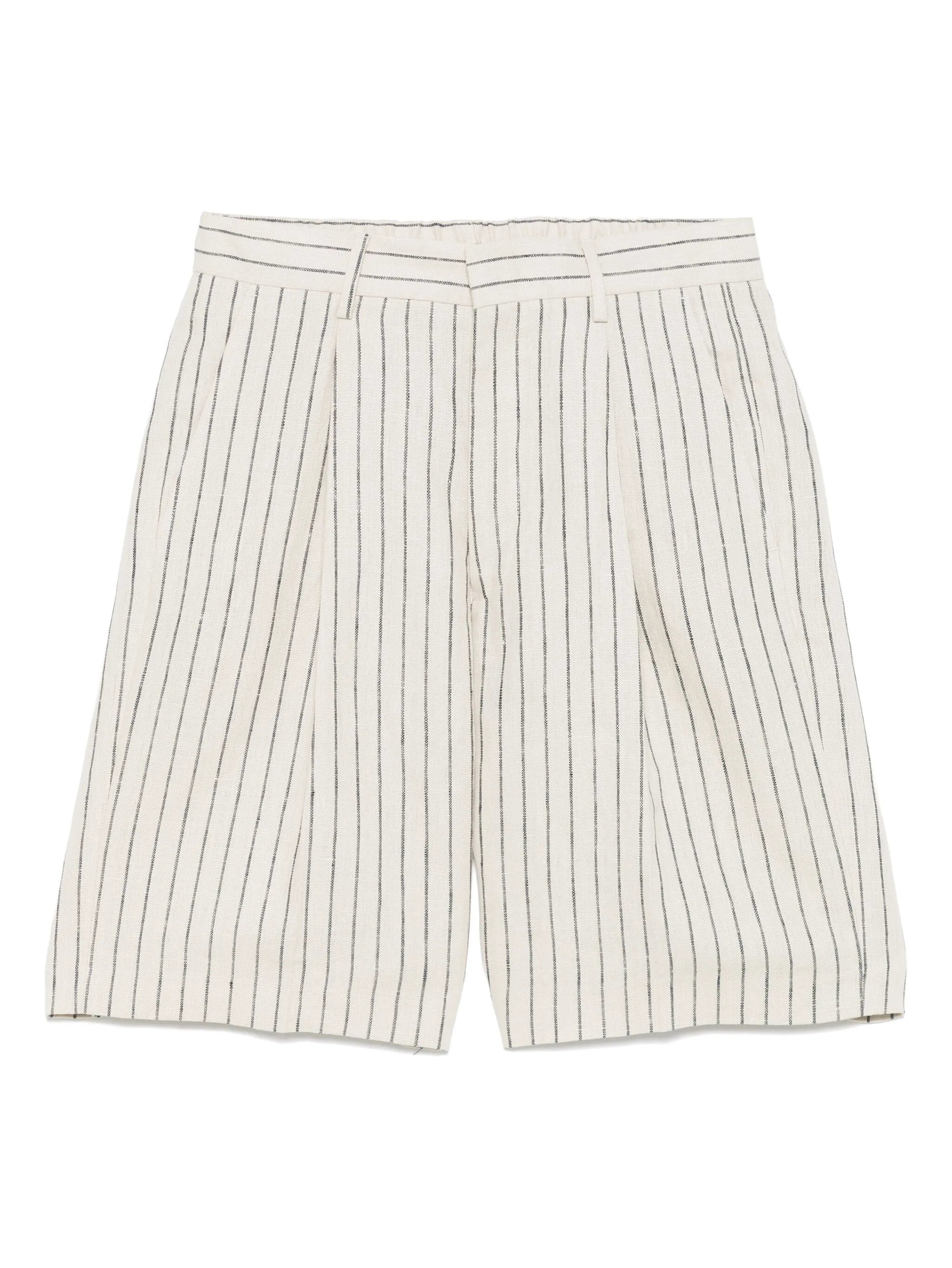 striped shorts