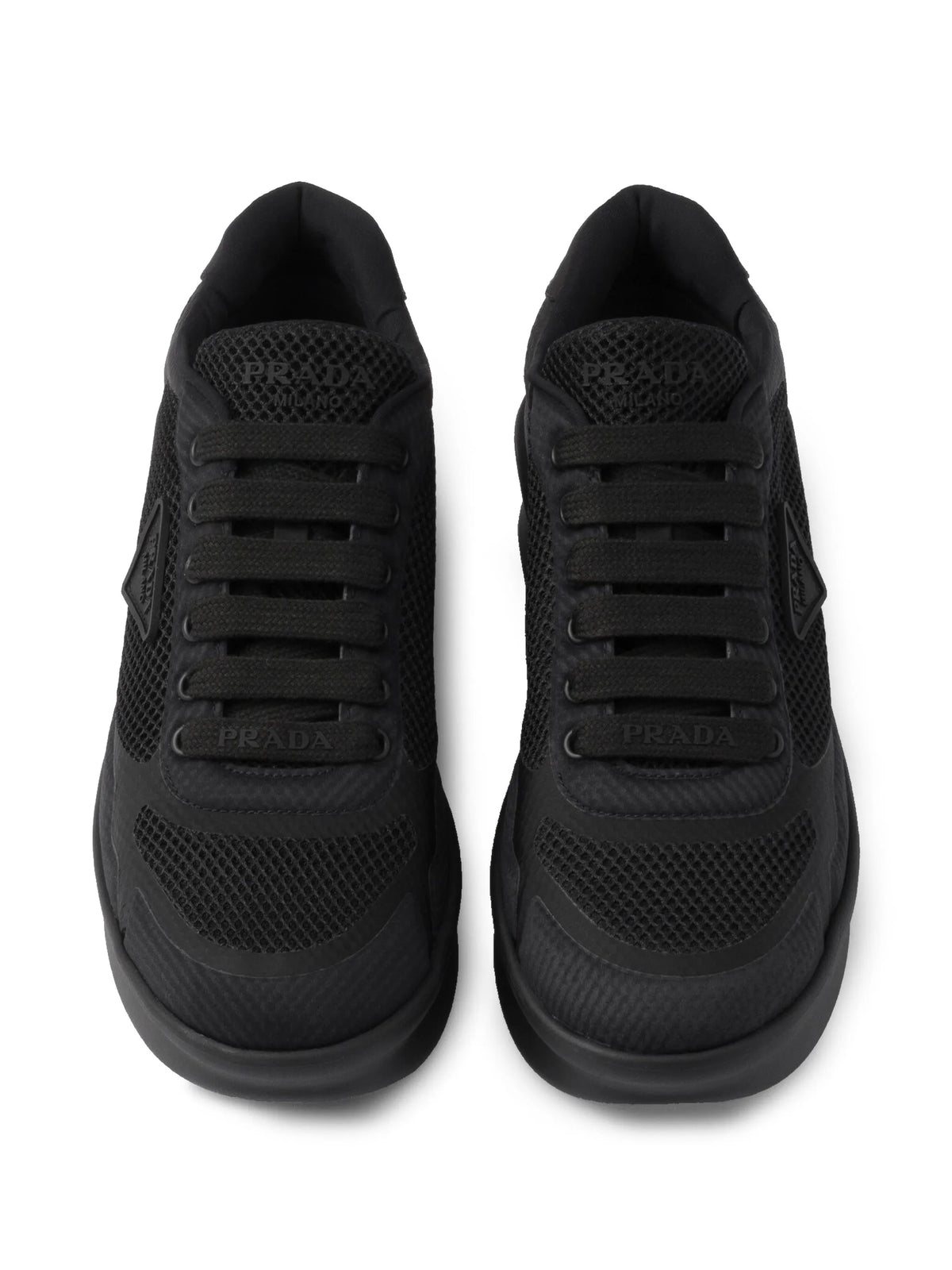 triangle-logo sneakers