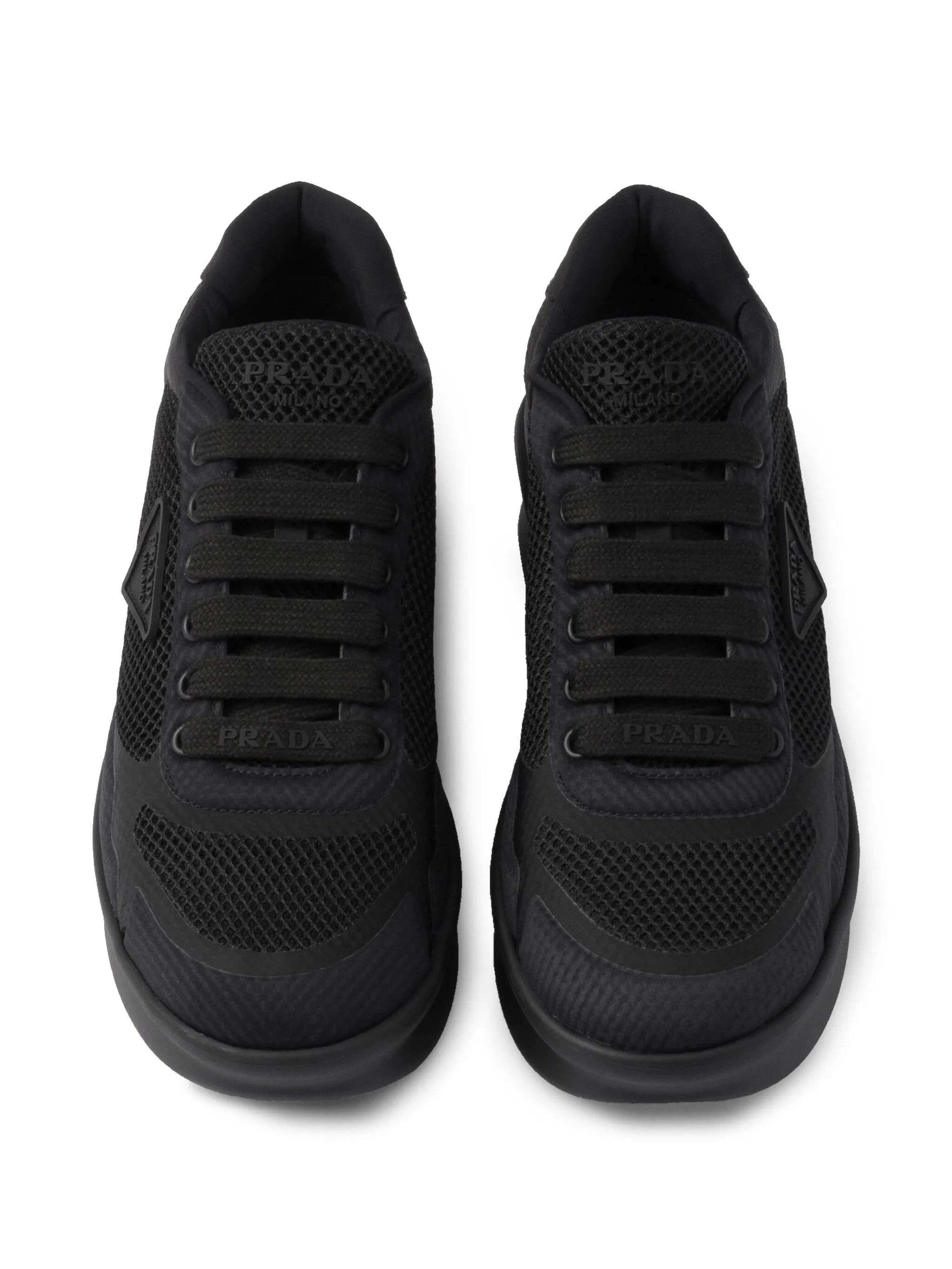triangle-logo sneakers