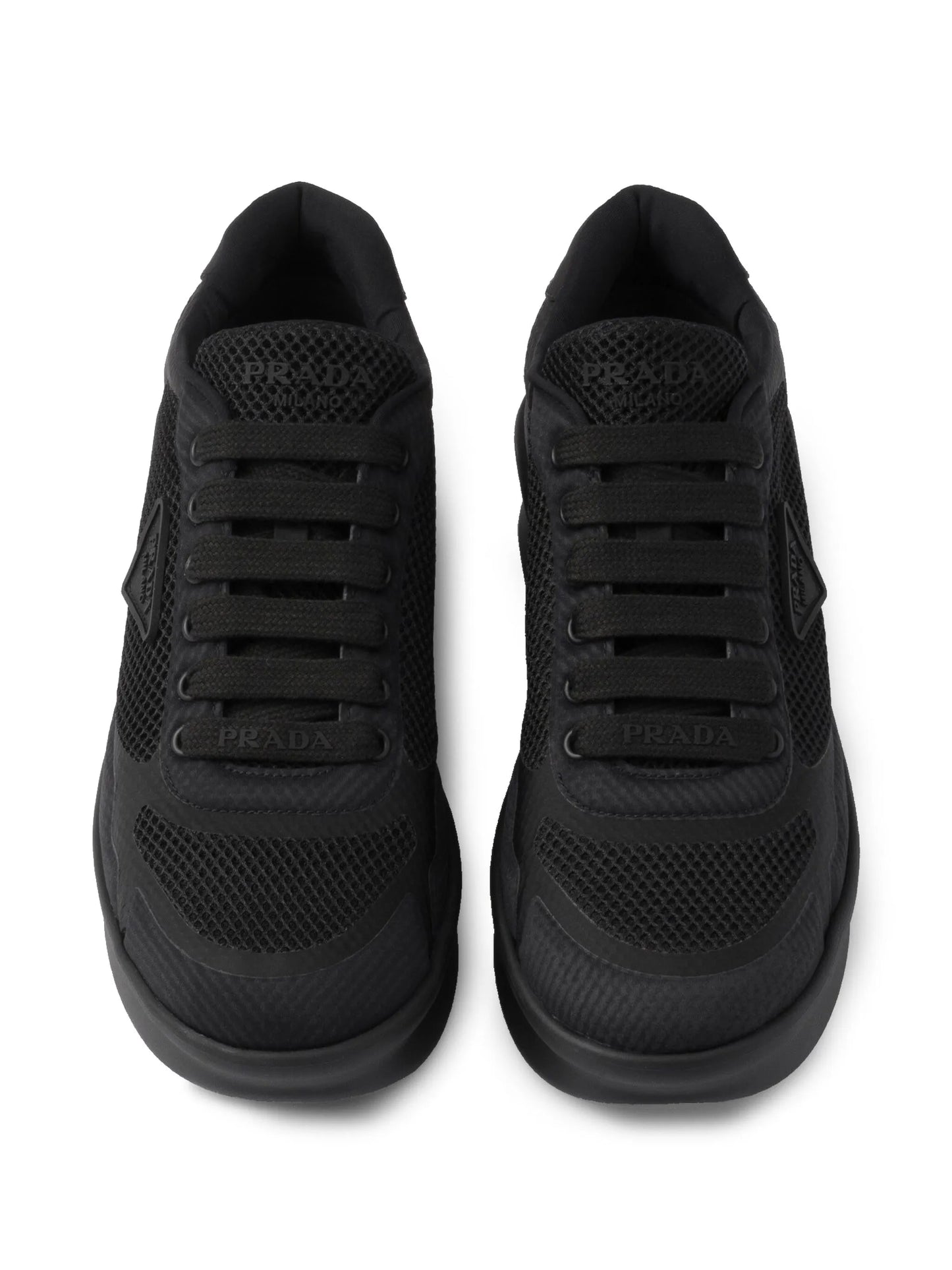 triangle-logo sneakers