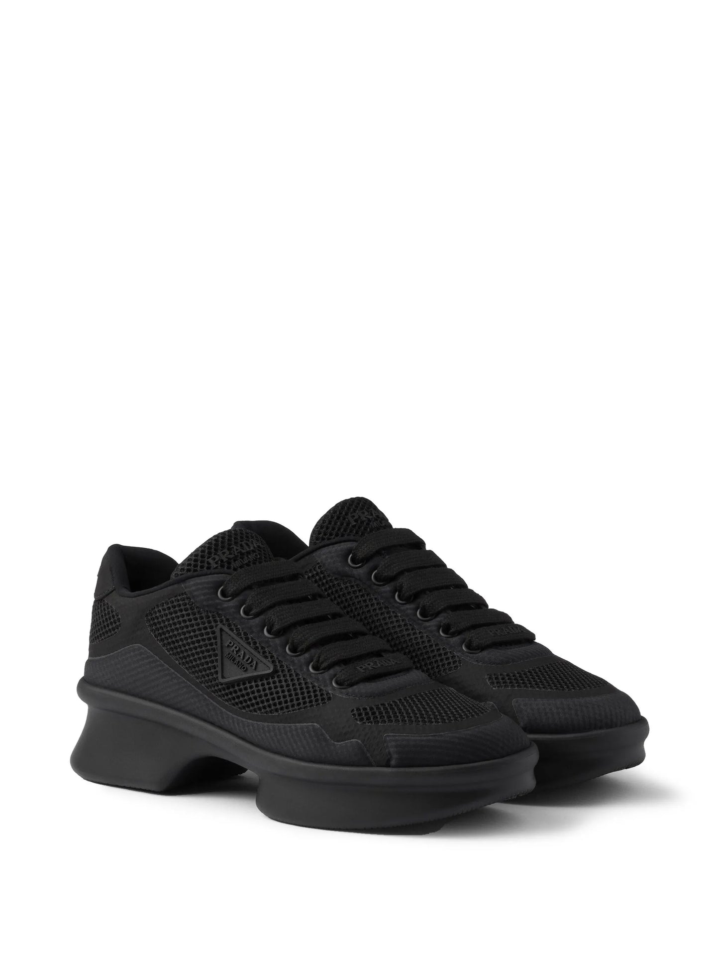 triangle-logo sneakers