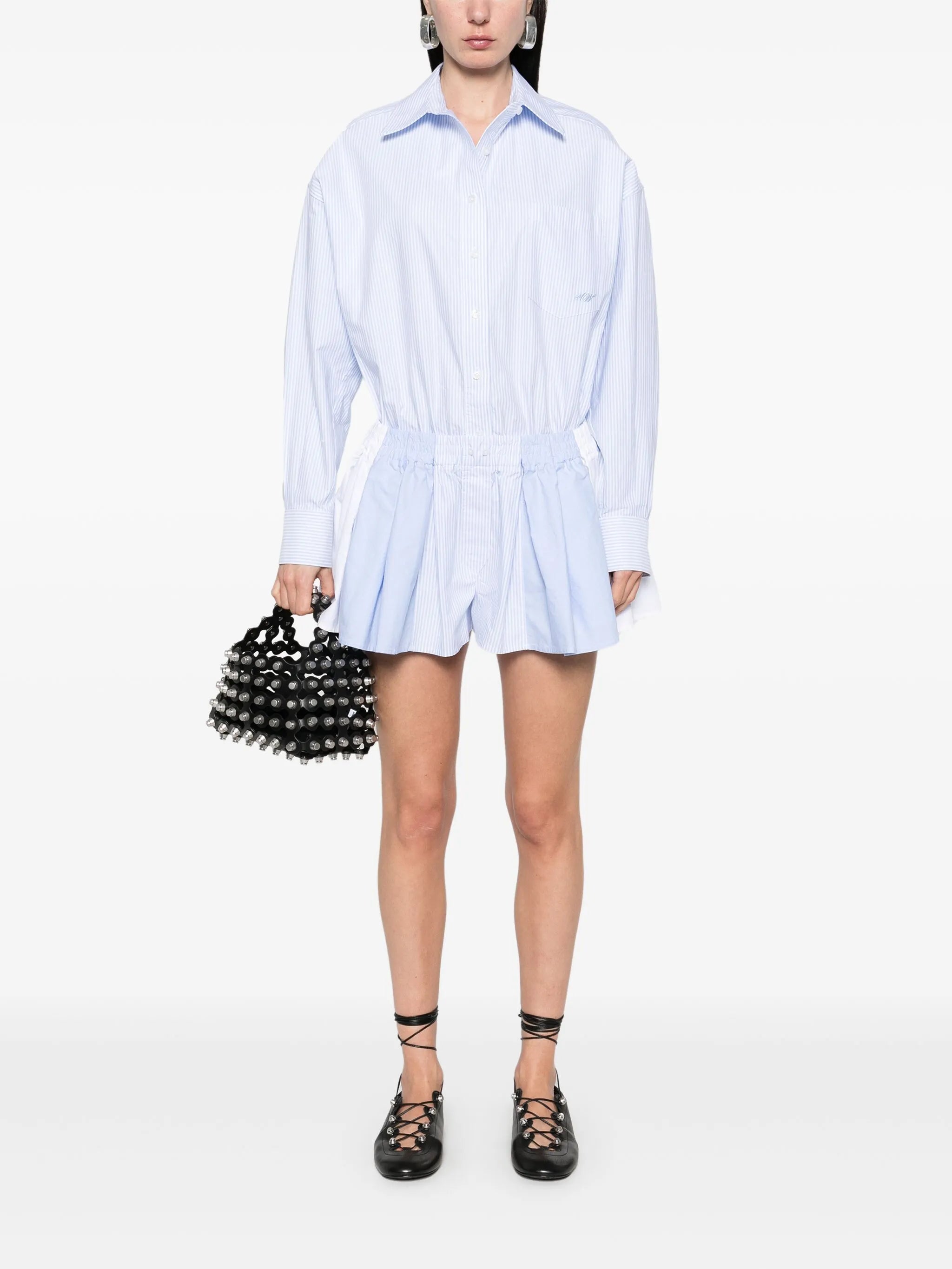 prestyled pleated playsuit