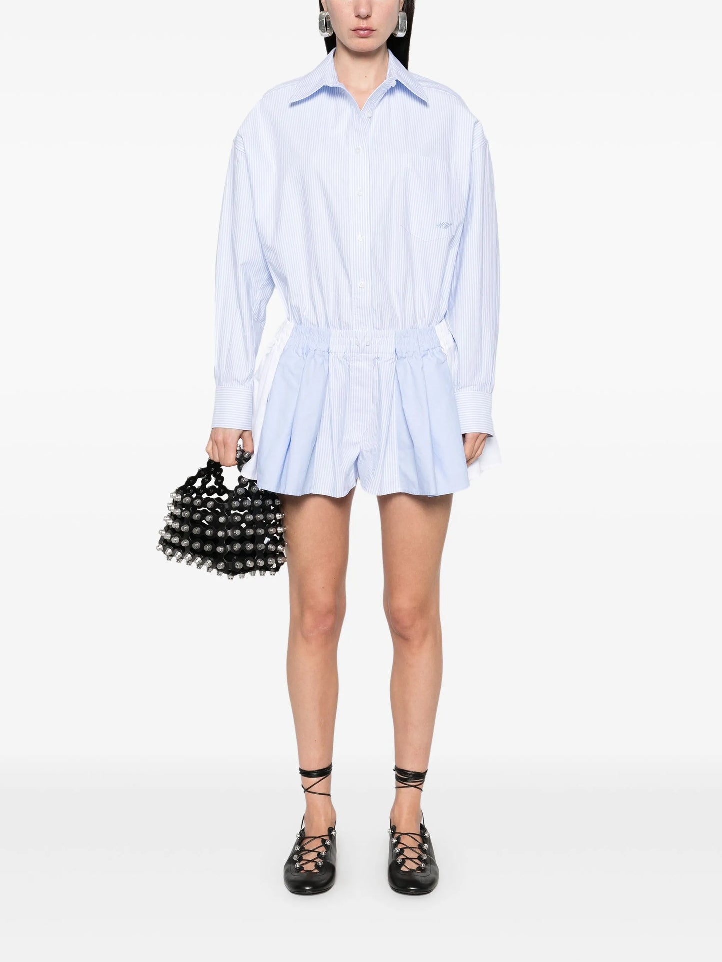 prestyled pleated playsuit