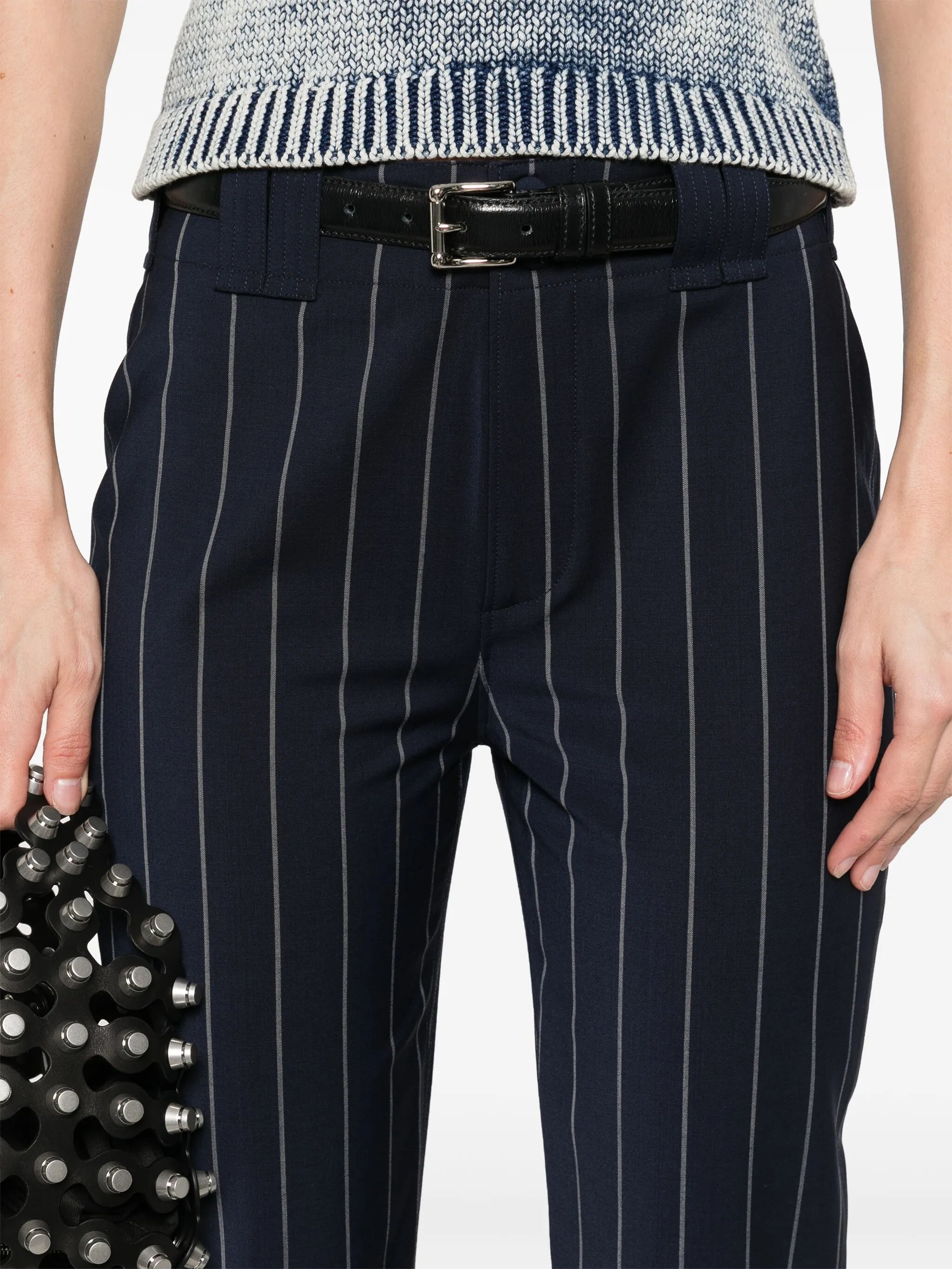 striped trousers