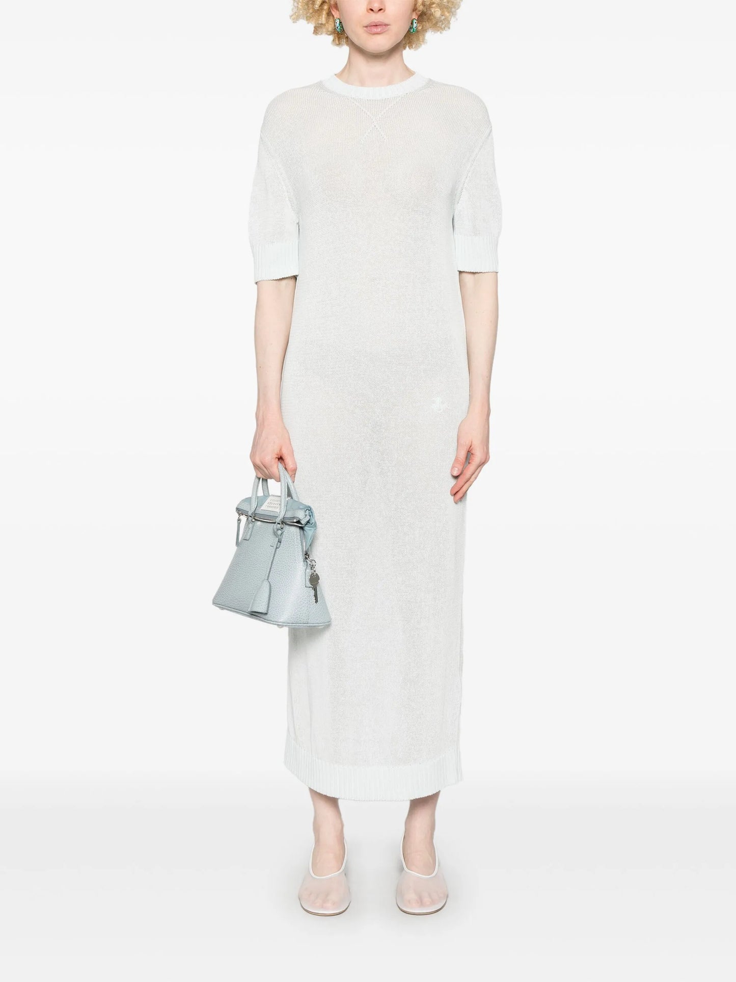 knitted midi dress