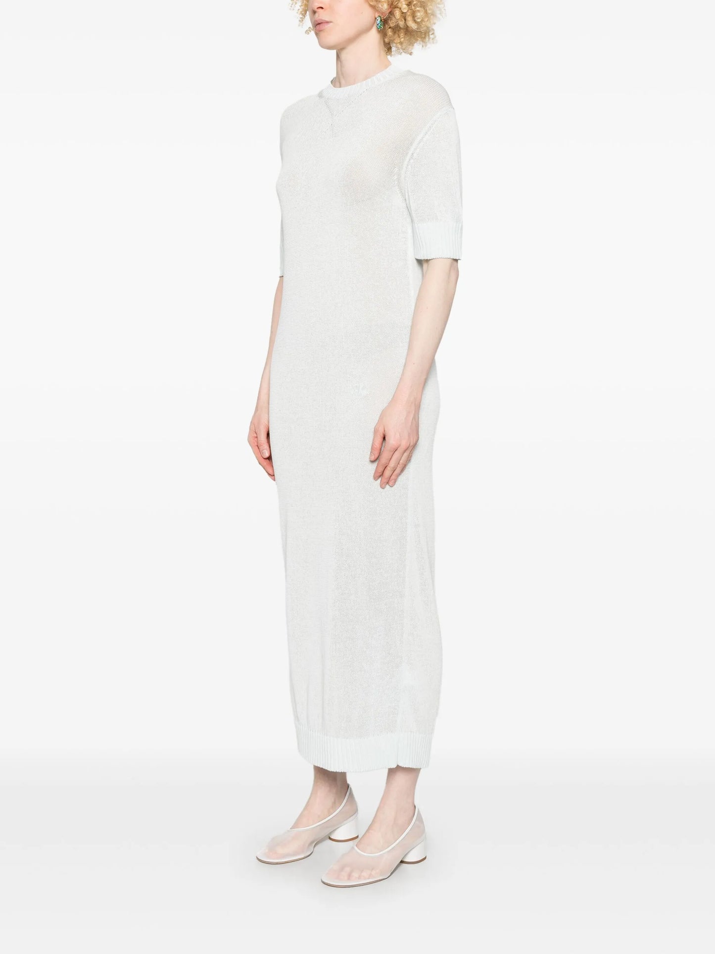 knitted midi dress