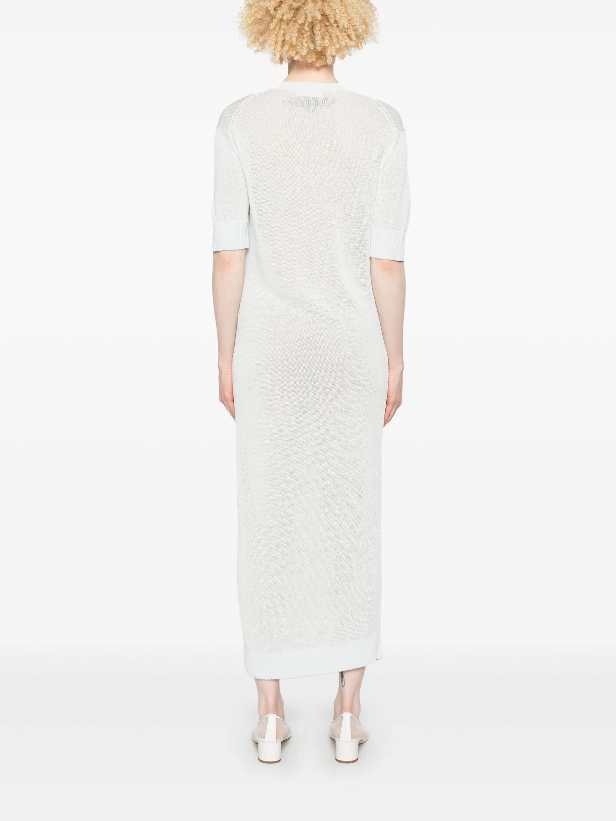 knitted midi dress
