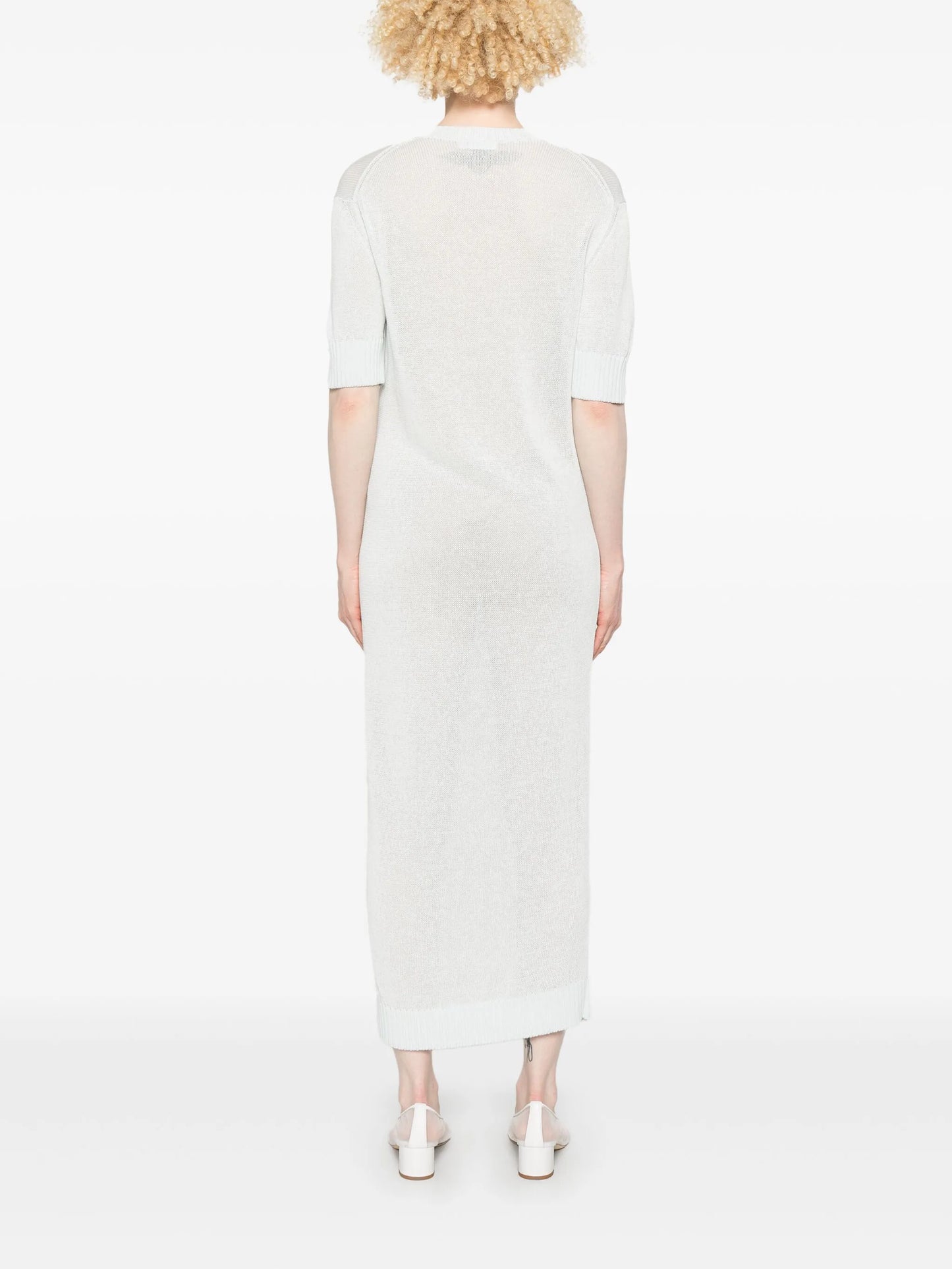 knitted midi dress