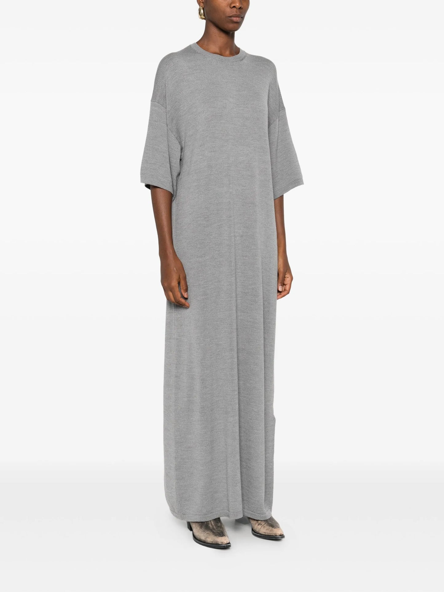 short-sleeves midi dress