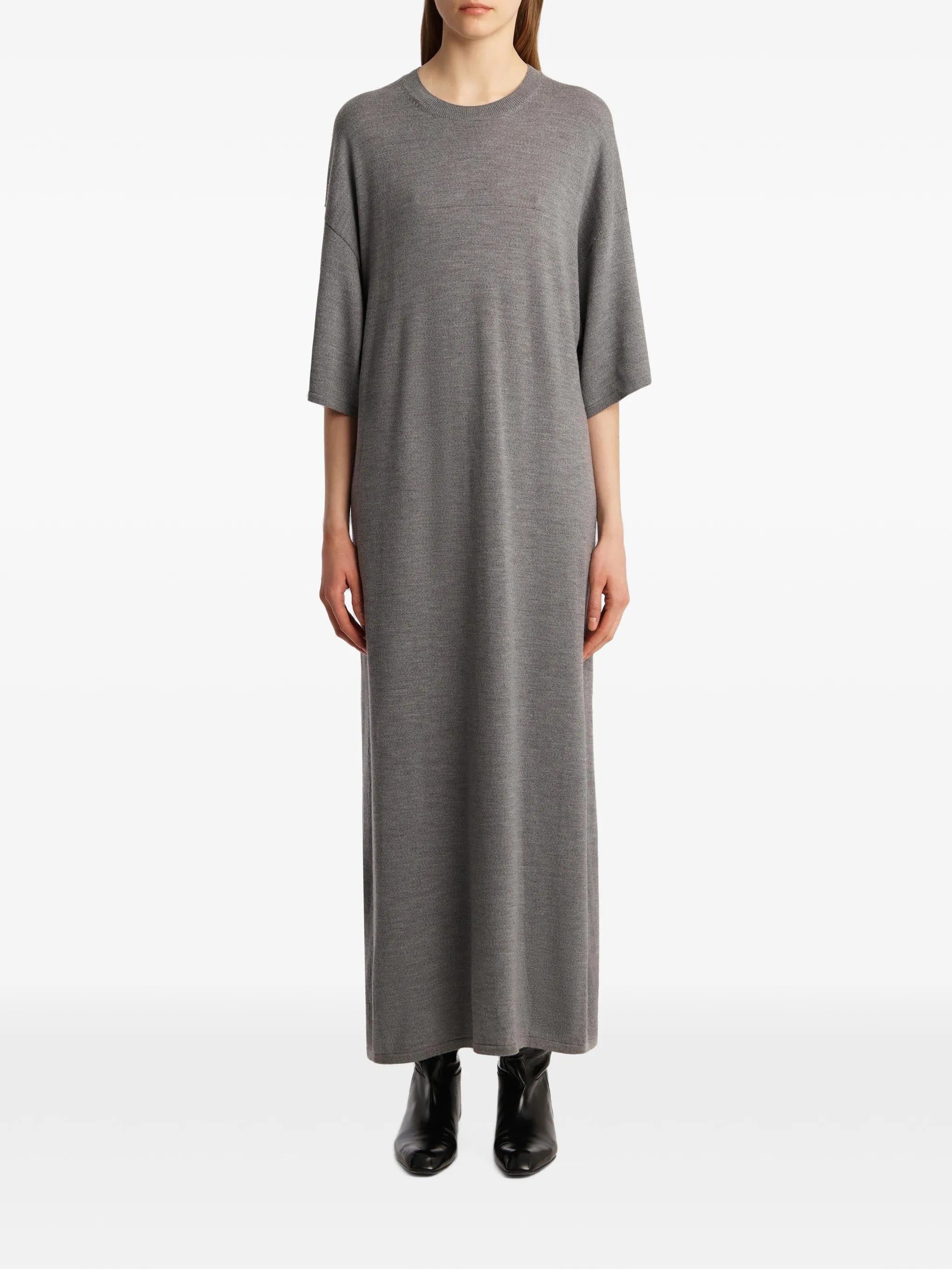 short-sleeves midi dress
