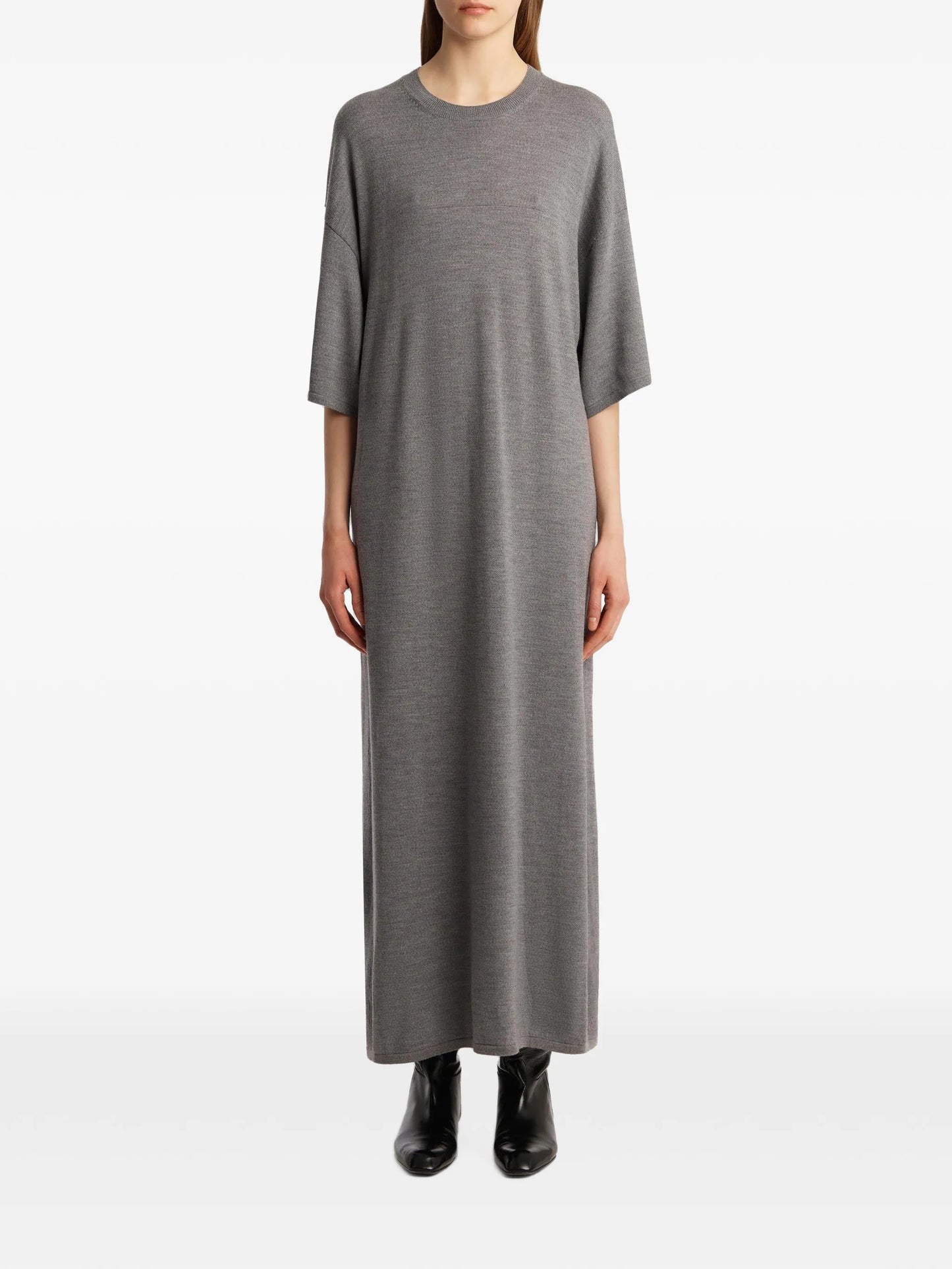 short-sleeves midi dress
