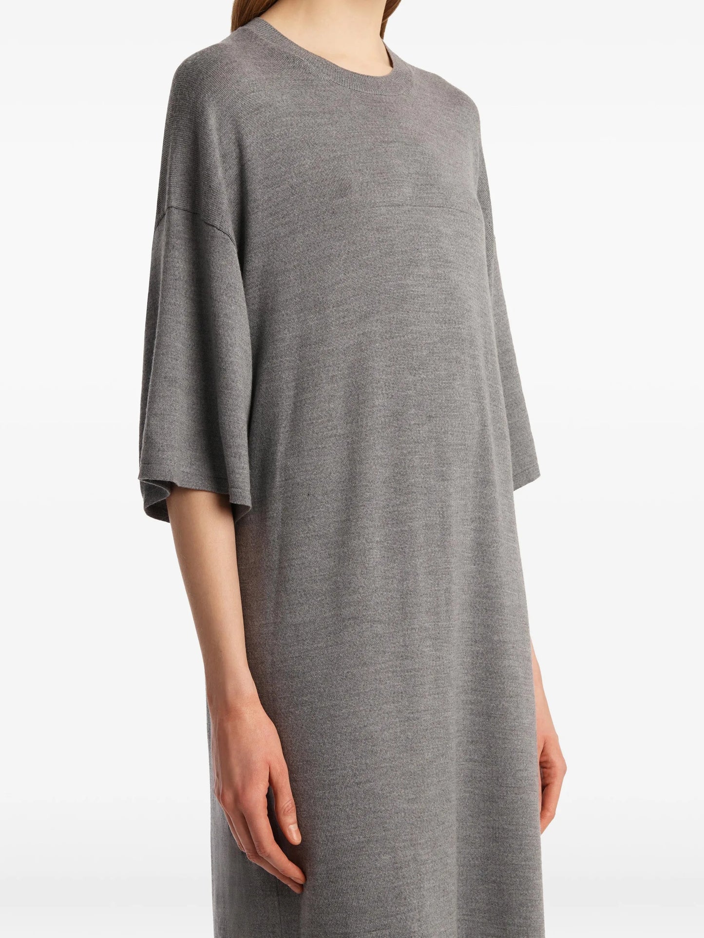 short-sleeves midi dress