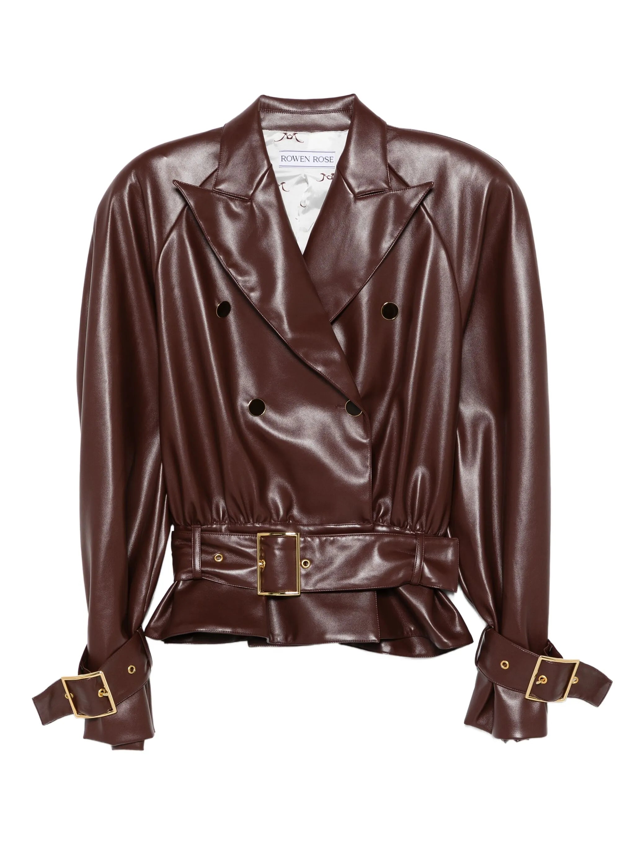 belted double-breasted jacket