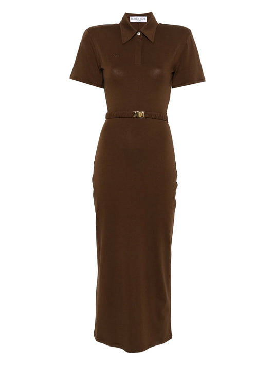 short sleeve midi dress