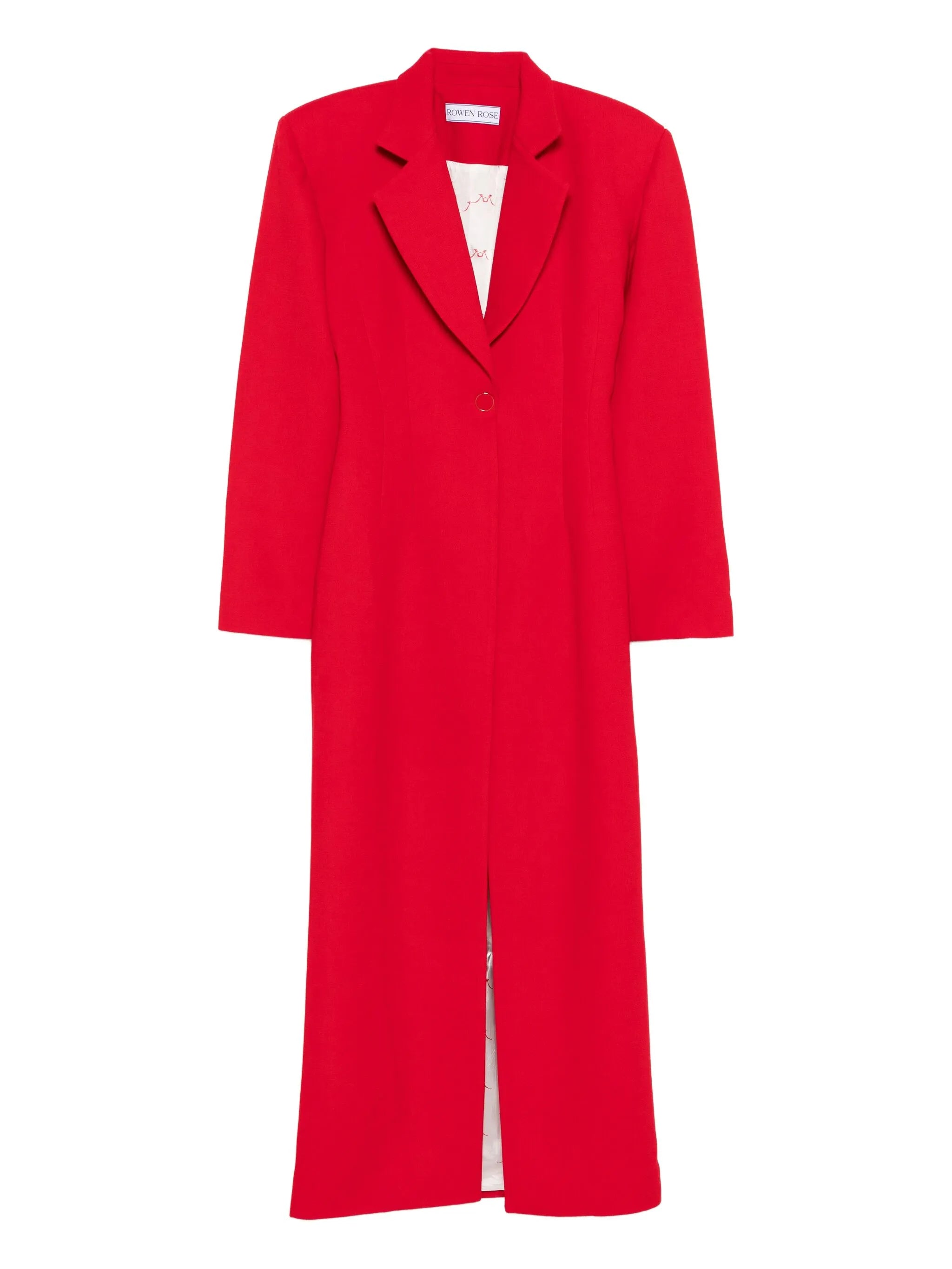 tuxedo maxi dress