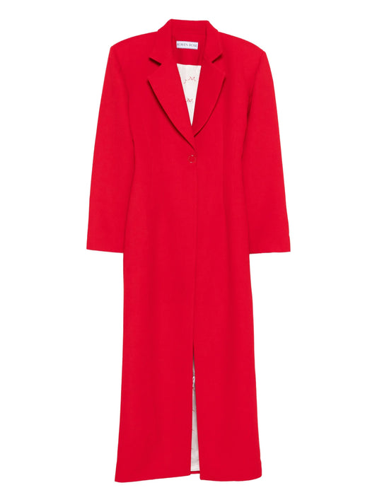 tuxedo maxi dress