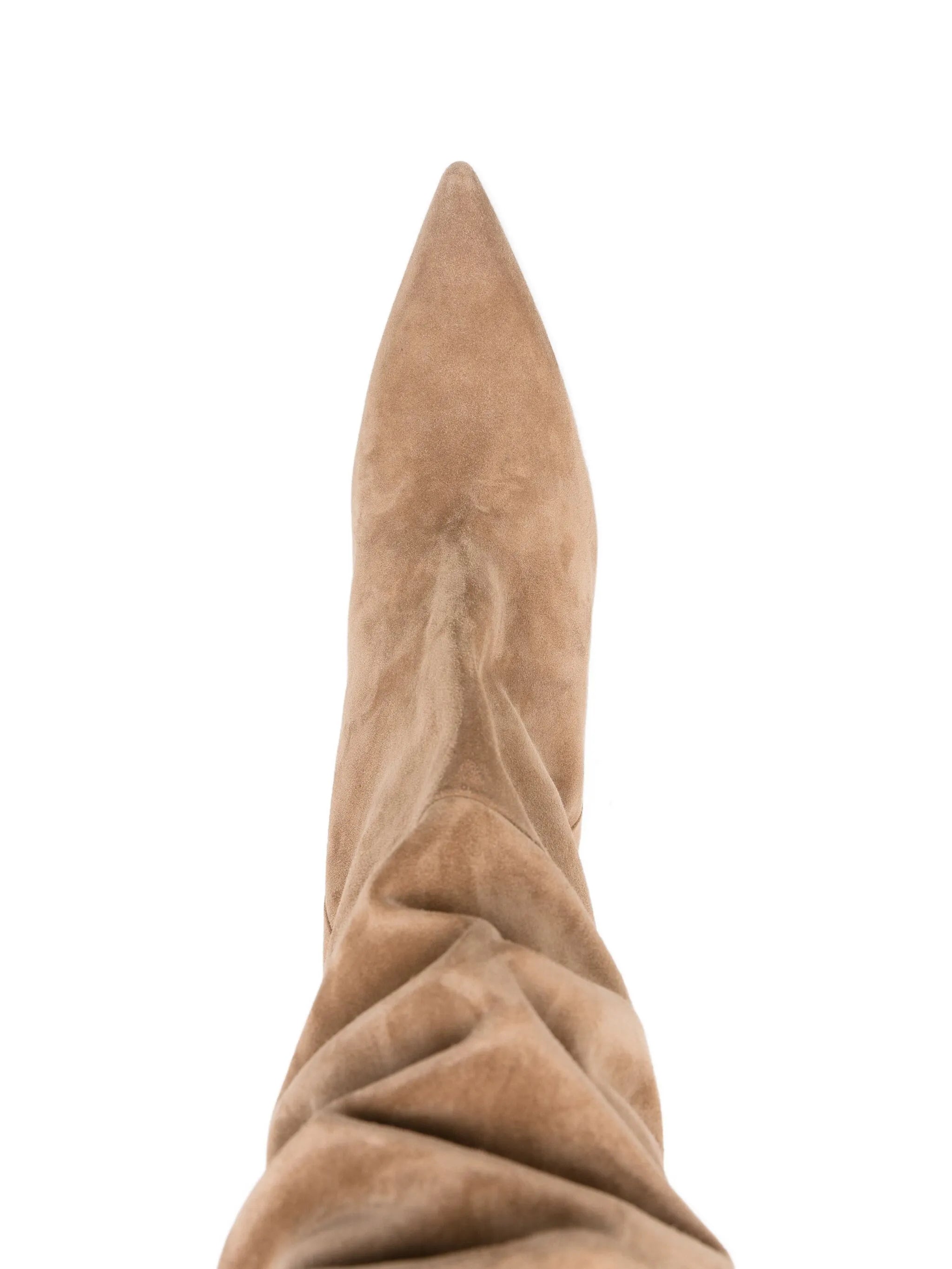 40mm Andee over-the-knee suede boots