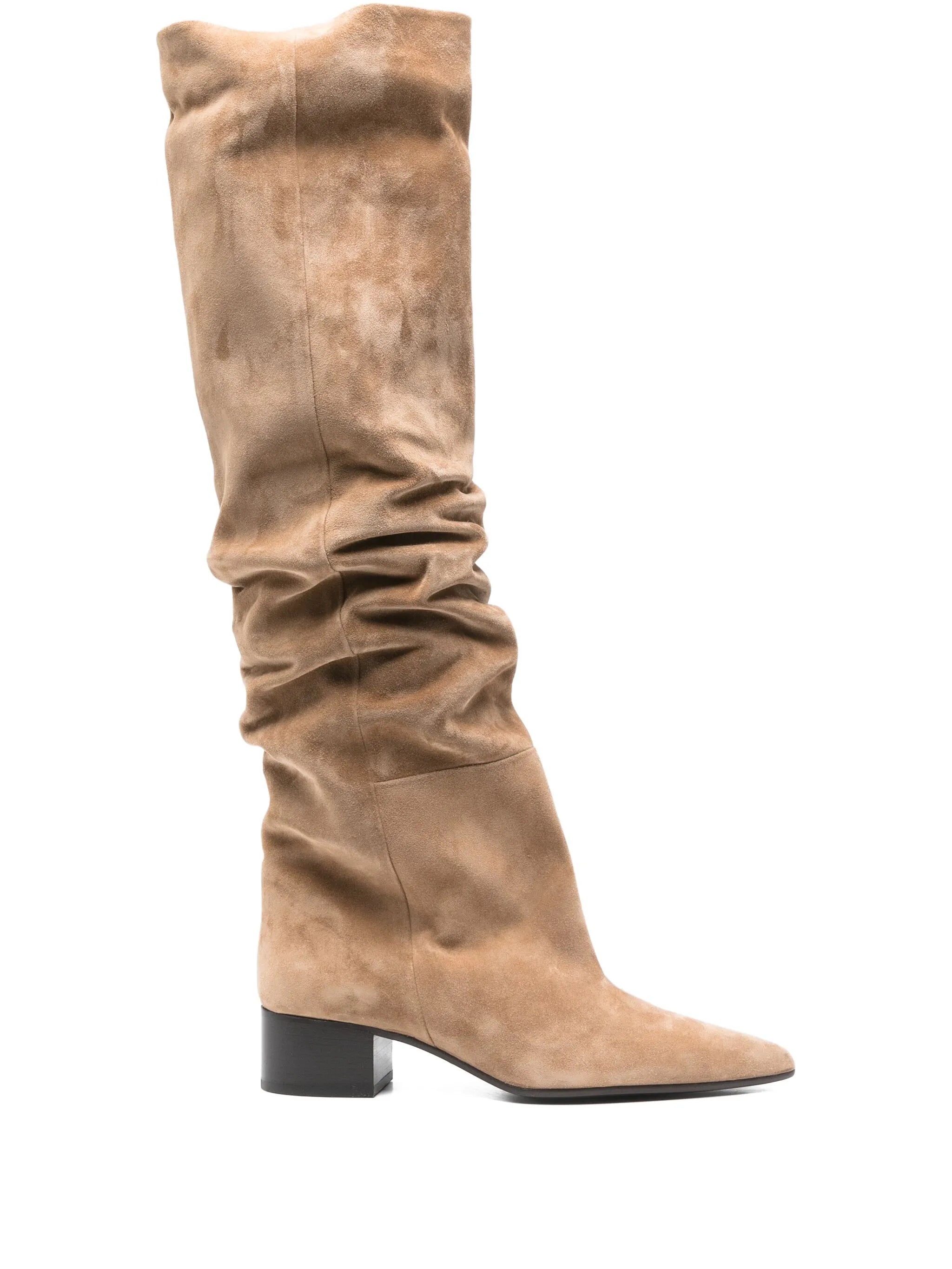 40mm Andee over-the-knee suede boots