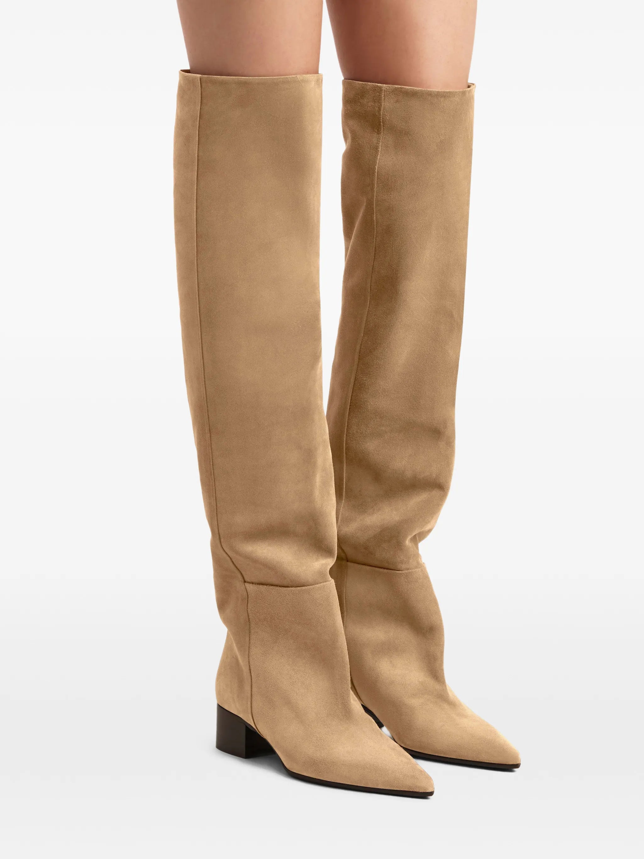 40mm Andee over-the-knee suede boots
