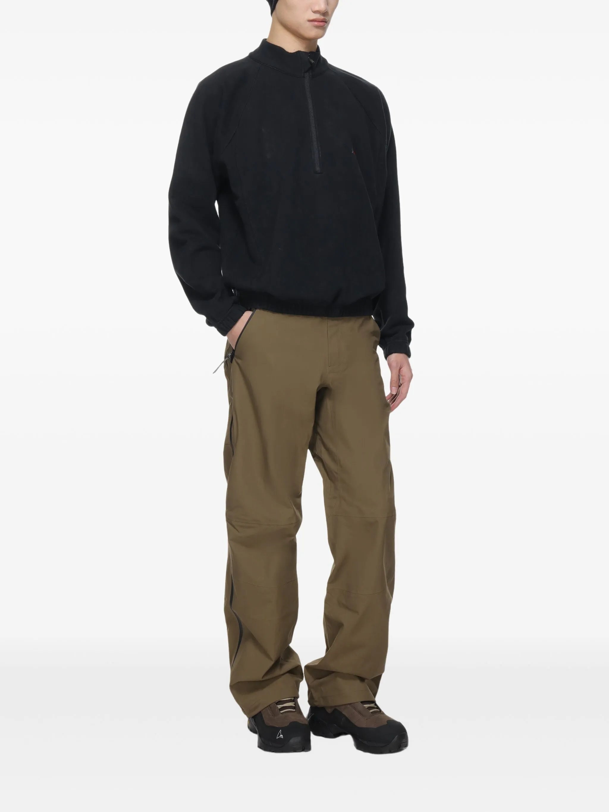 logo-embroidered sweatshirt
