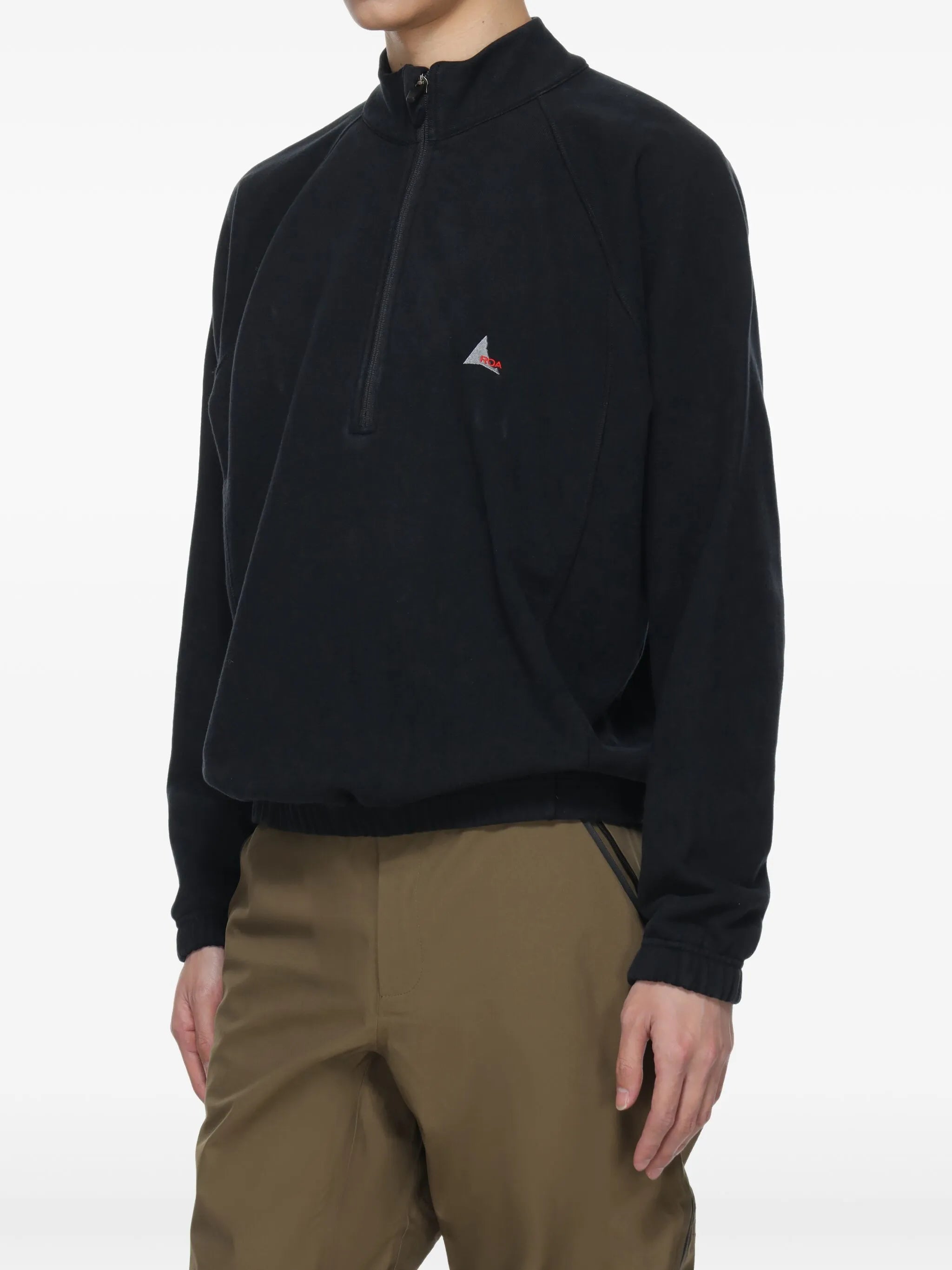logo-embroidered sweatshirt
