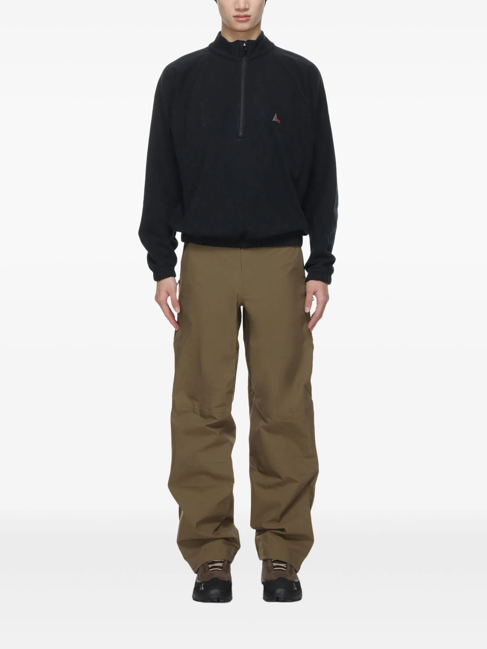 logo-embroidered sweatshirt