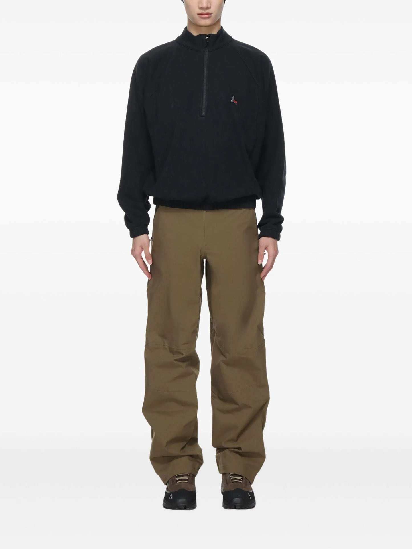logo-embroidered sweatshirt