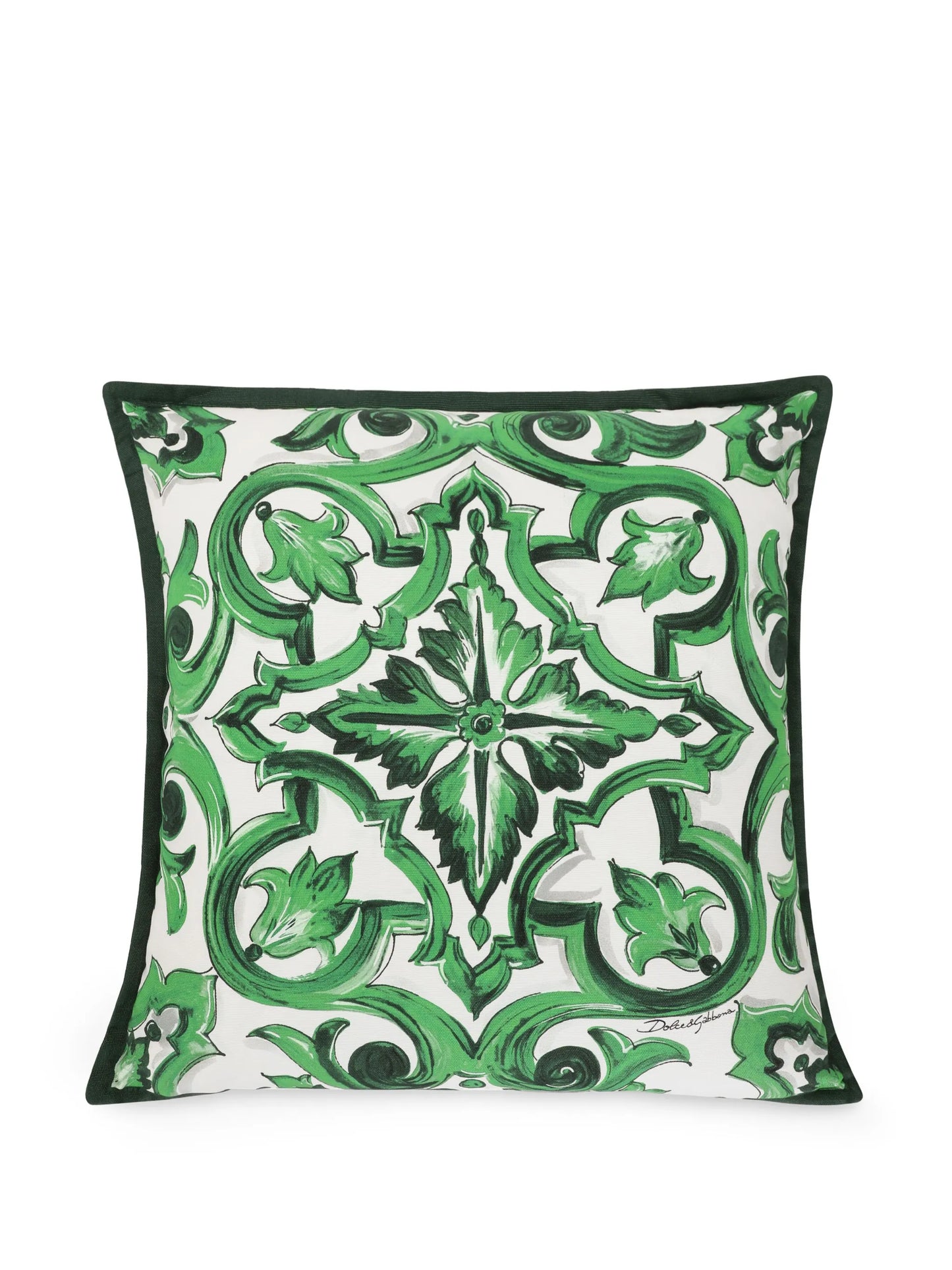 majolica print cushion
