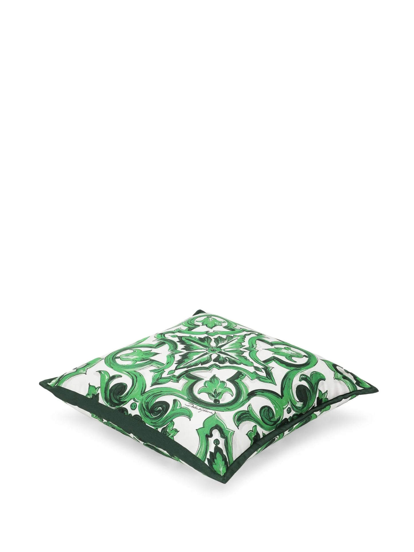 majolica print cushion