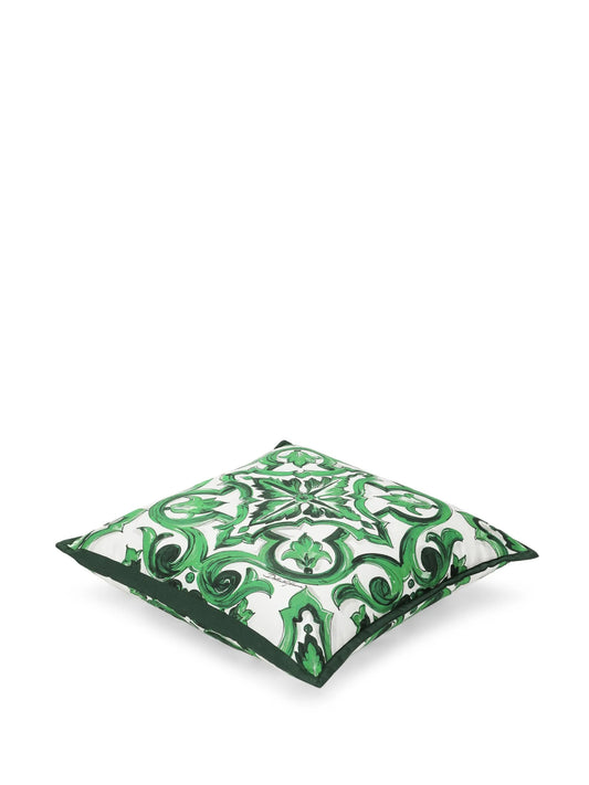 majolica print cushion