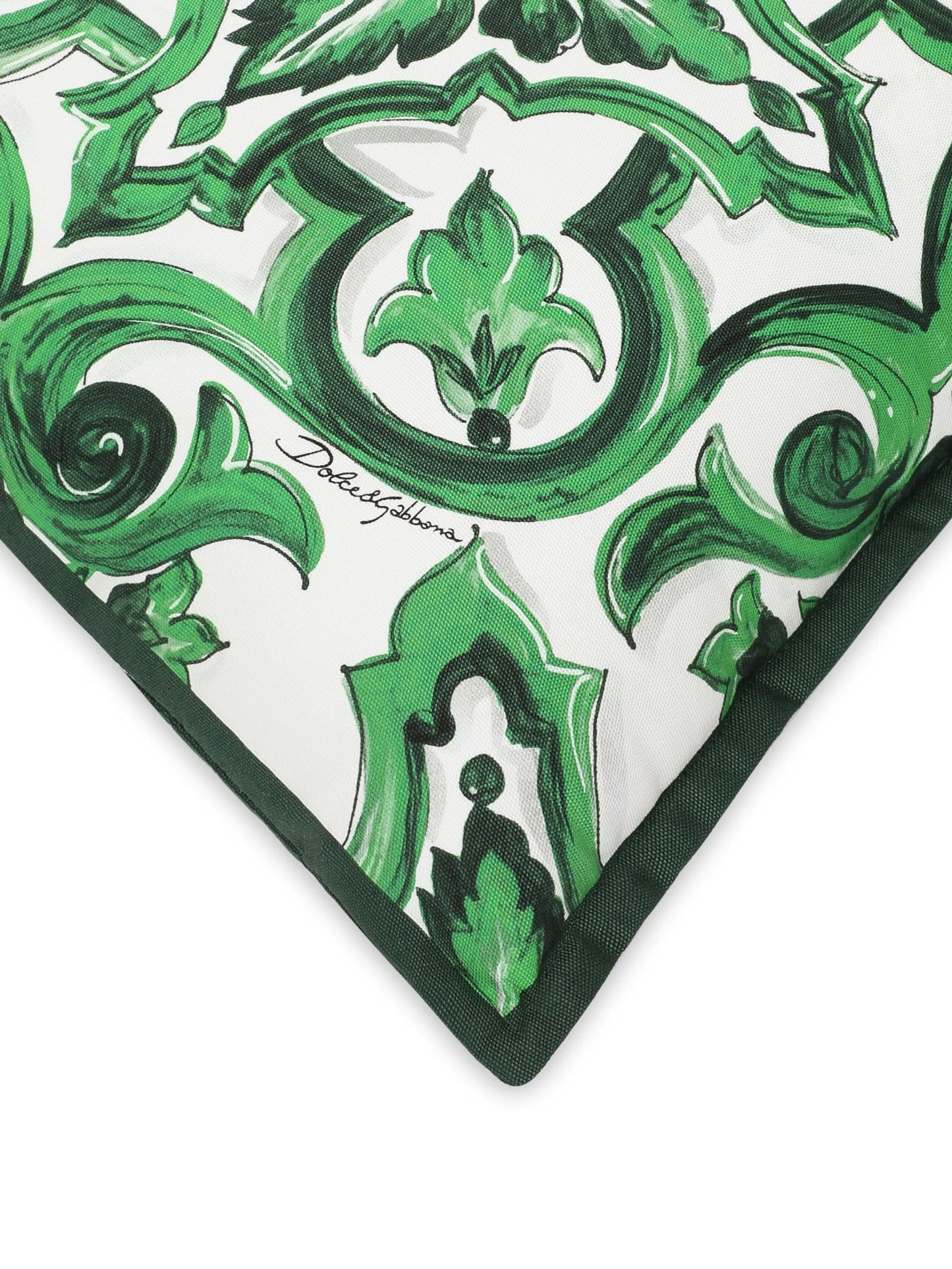 majolica print cushion