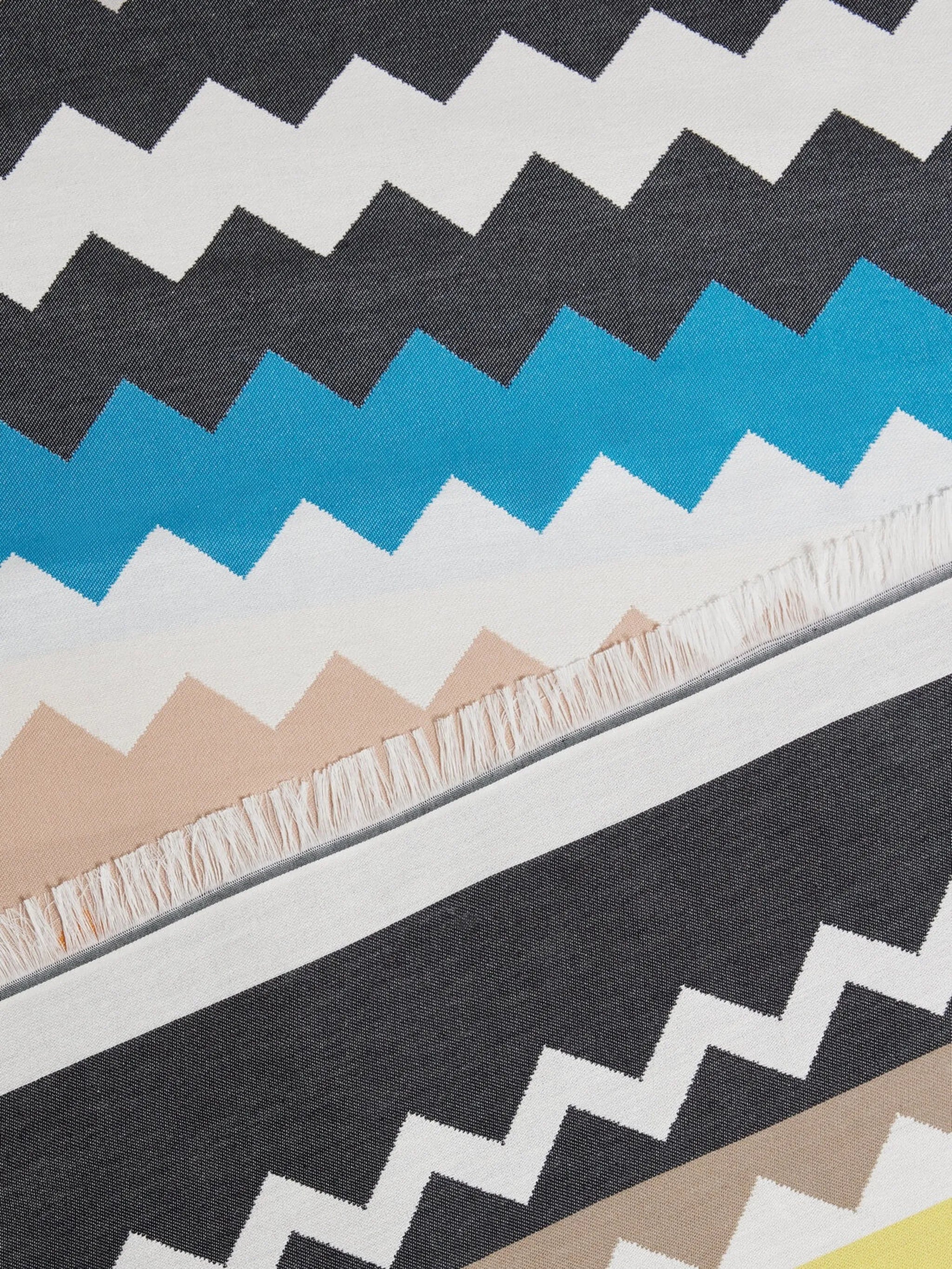 best fouta bath towel 140x180 cm zig zag in cotton
