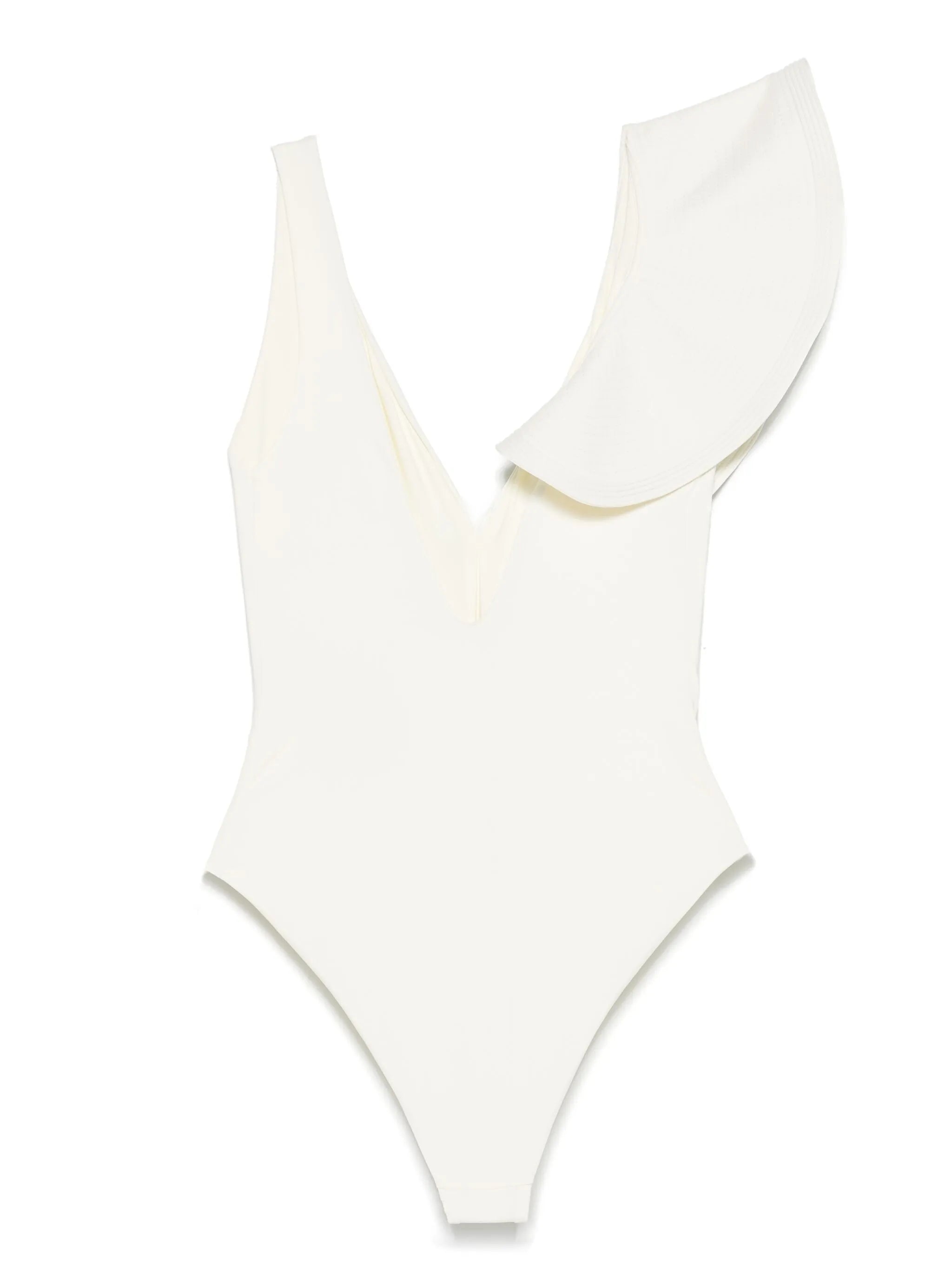 ruffle-detailing swimsuit