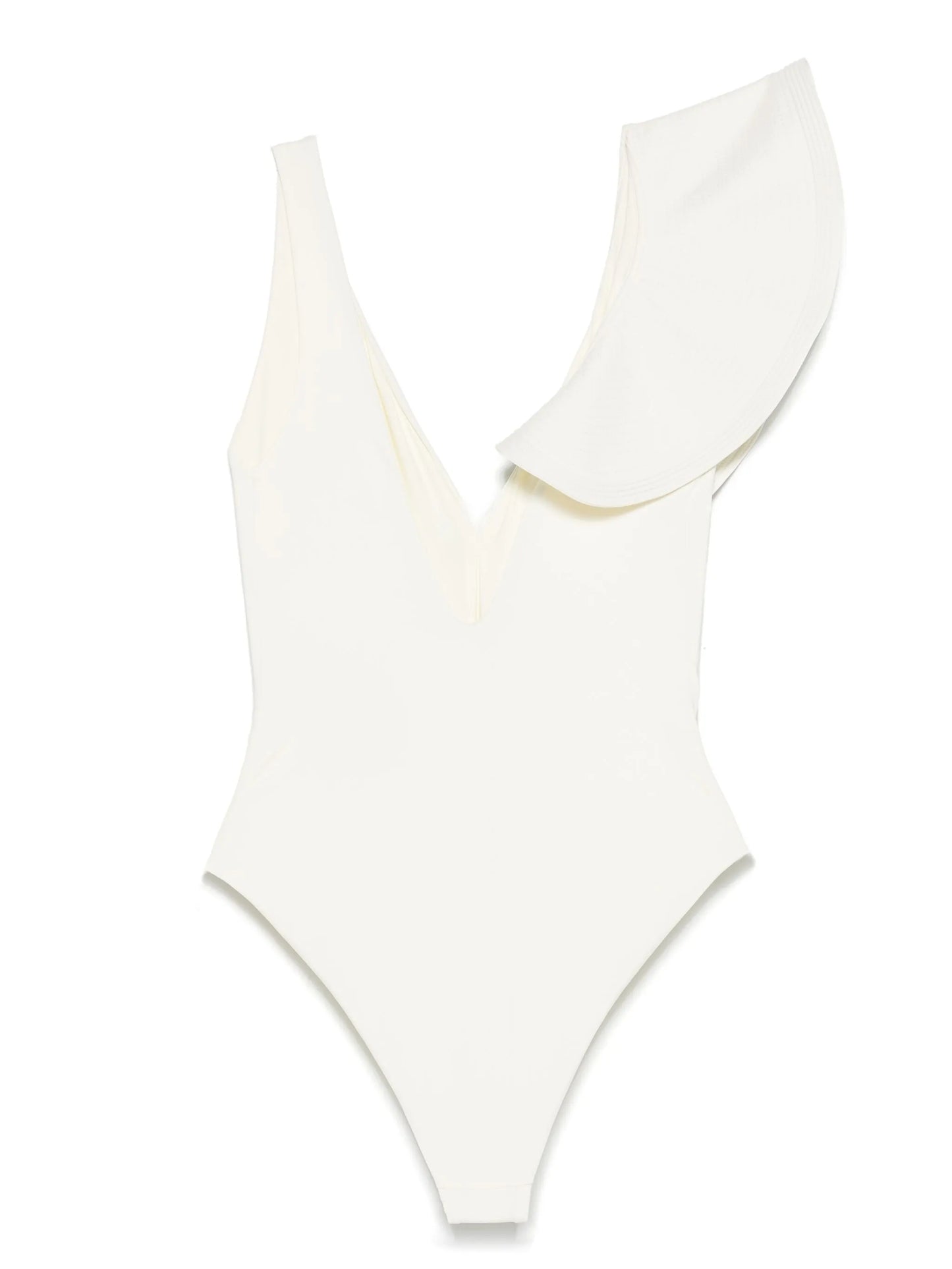 ruffle-detailing swimsuit