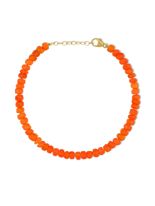 14K yellow gold Soleil opal bracelet