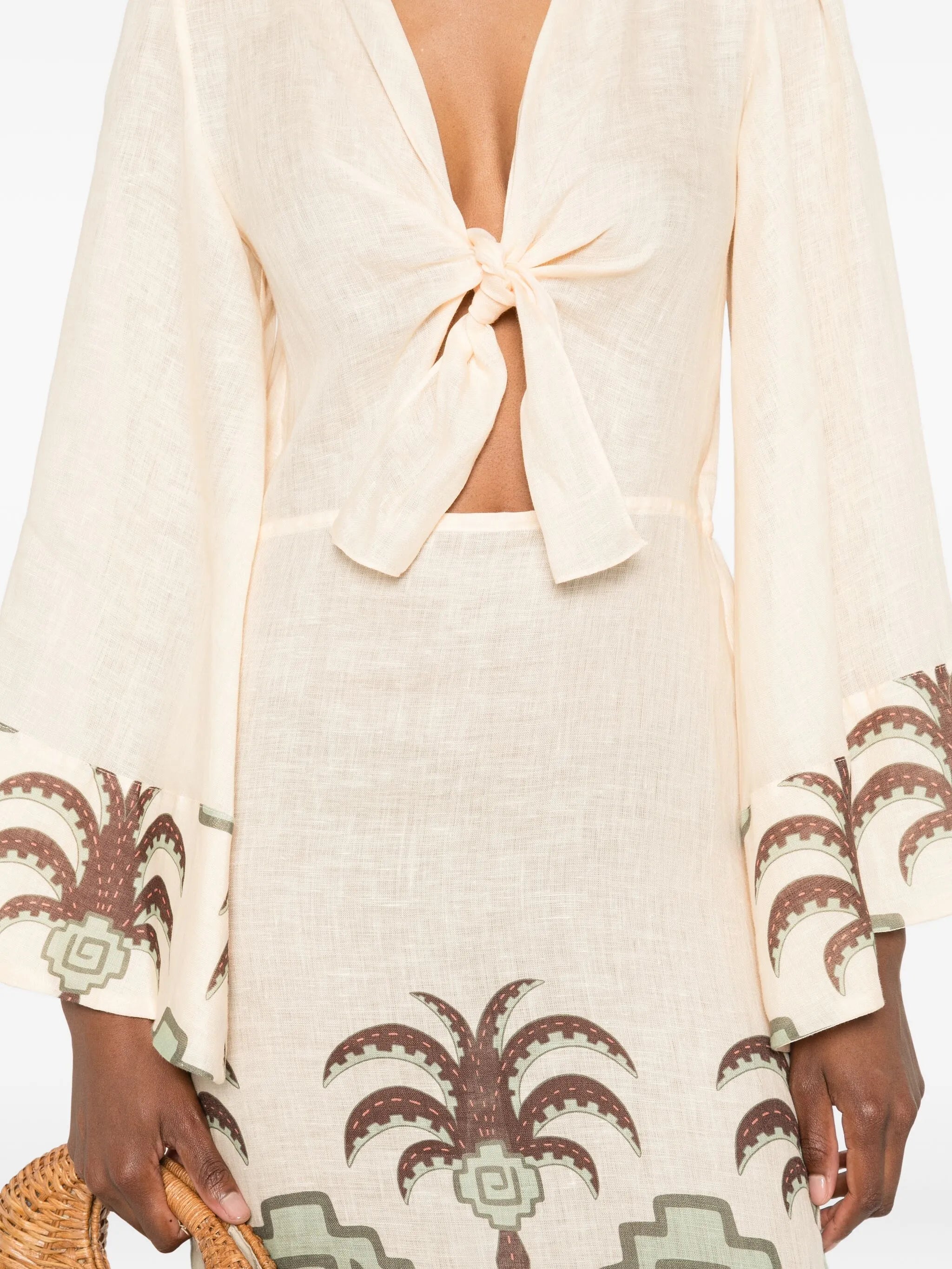 Sailing Flags midi dress