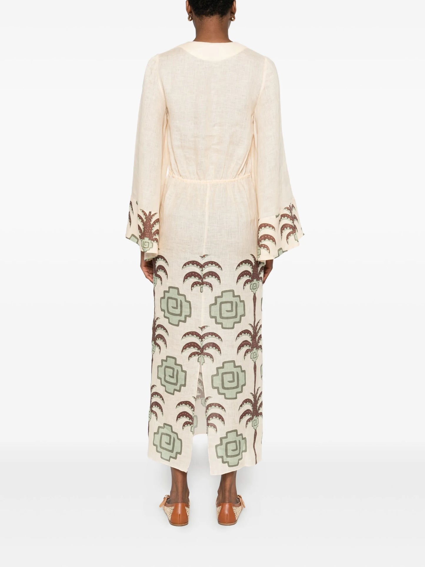 Sailing Flags midi dress