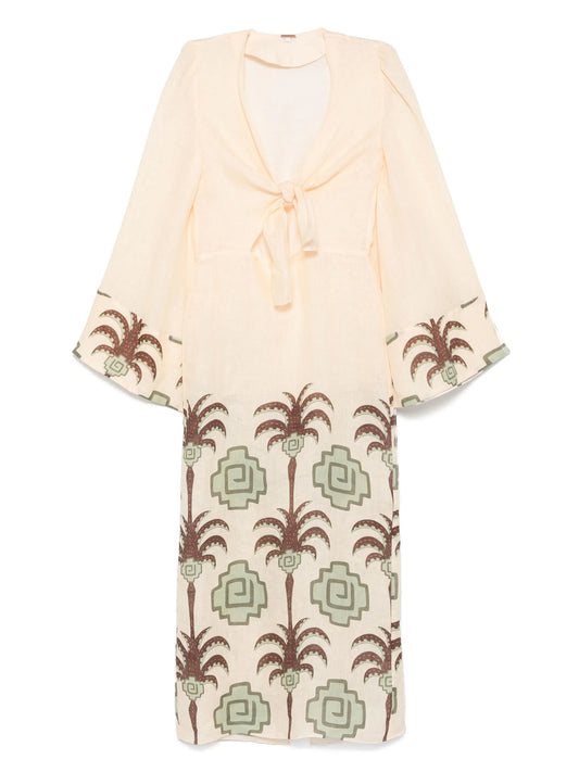Sailing Flags midi dress