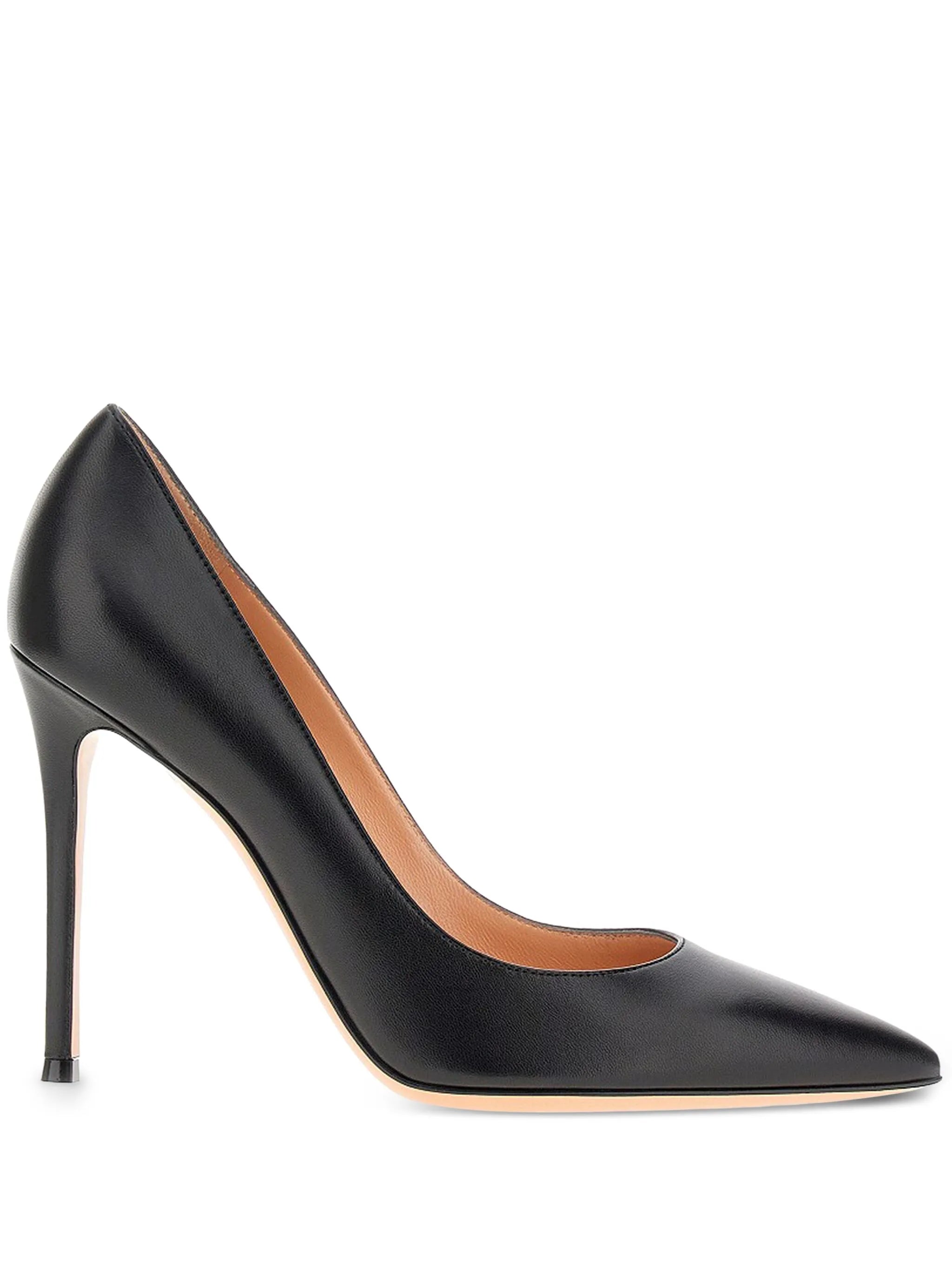 105mm leather pumps