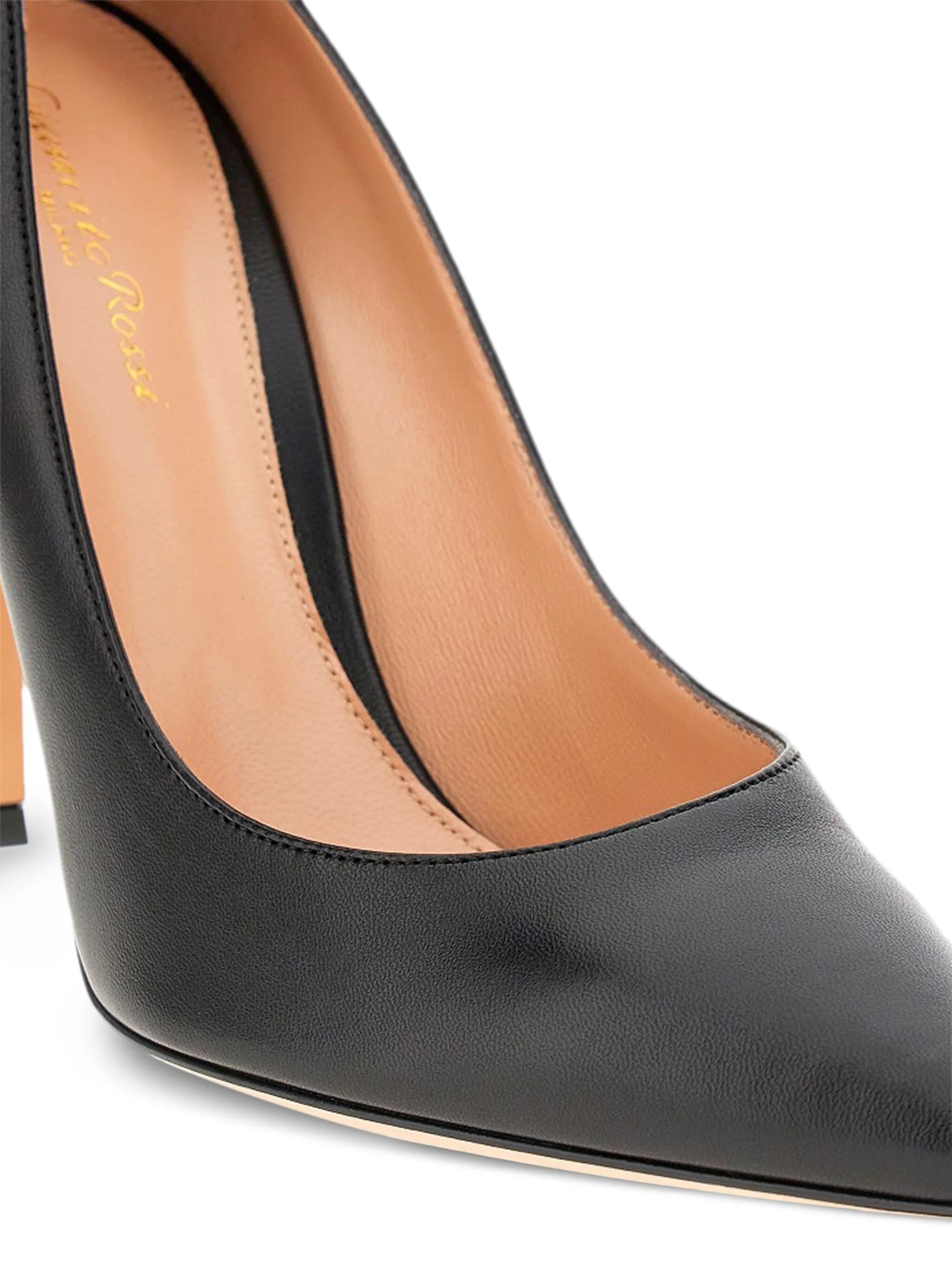 105mm leather pumps